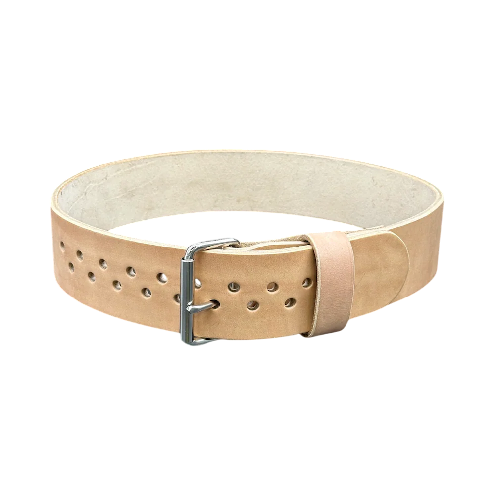 Pioneer Cut Powerlifting Belt – 6.5mm thick – 3" wide (Treated Leather)