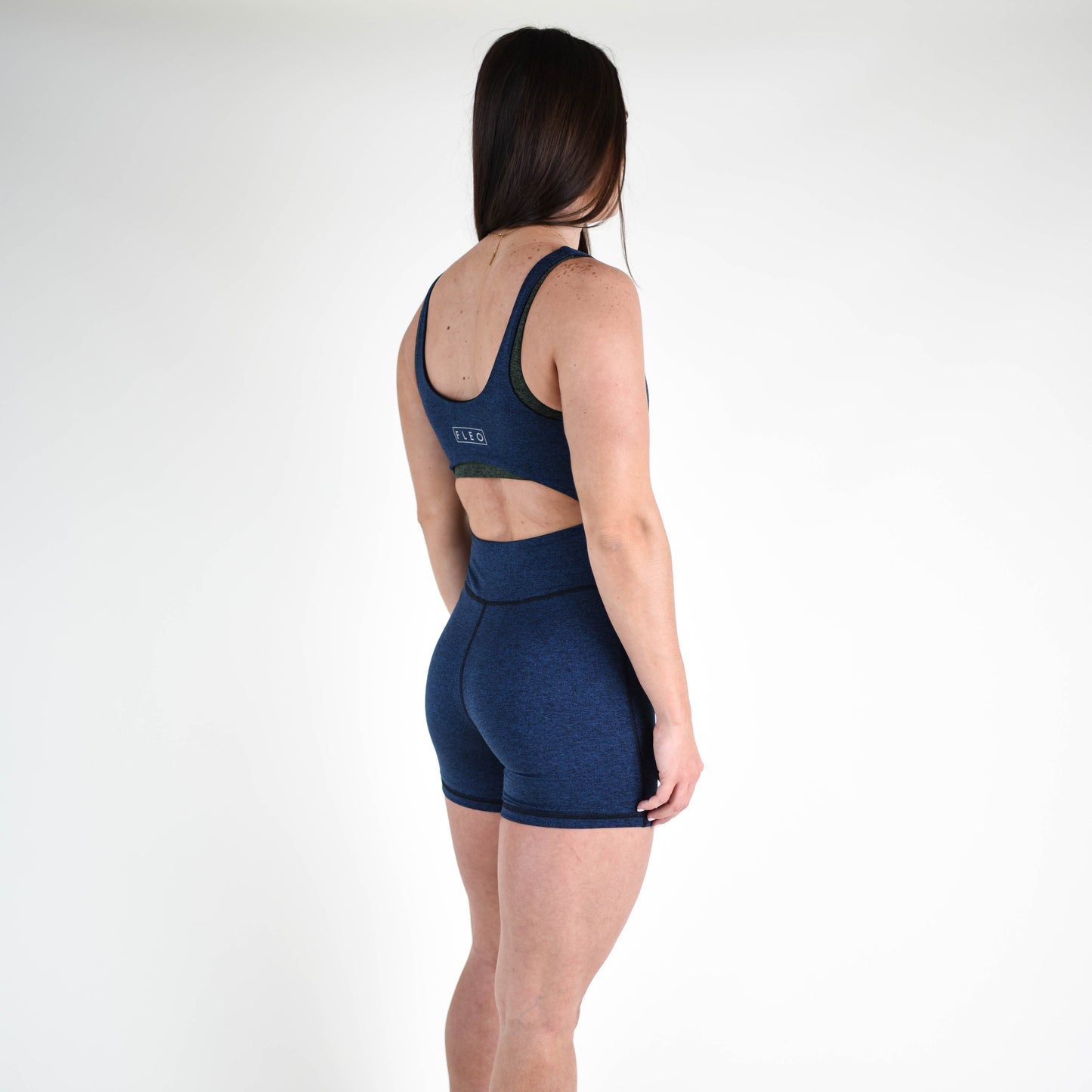 FLEO Open Back Bodysuit (Iris Black)