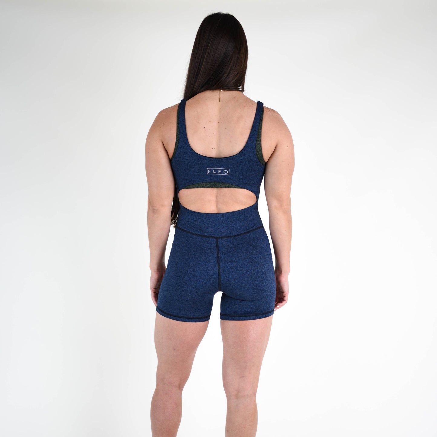 FLEO Open Back Bodysuit (Iris Black)