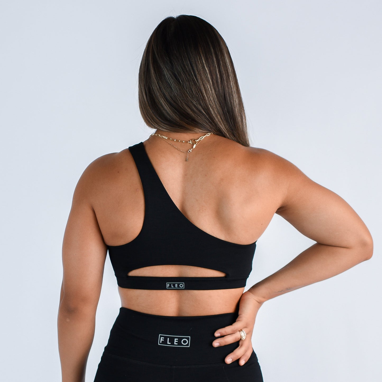 FLEO Sylvie Sports Bra - Black Rib