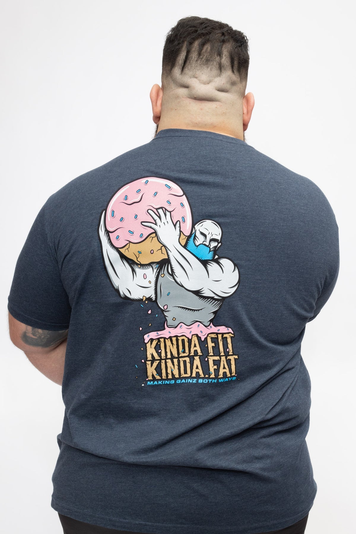 Kinda Fit Kinda Fat Donut Hole Stone Tee