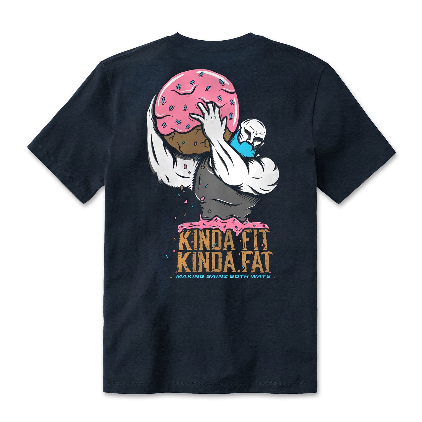 Kinda Fit Kinda Fat Donut Hole Stone Tee