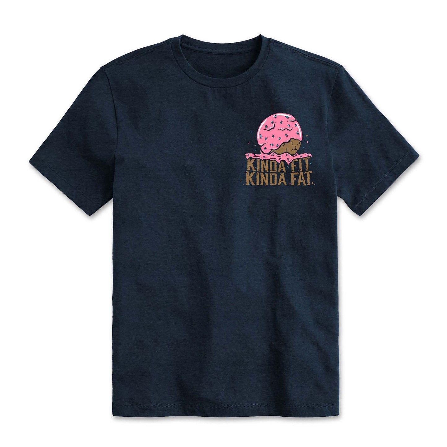 Kinda Fit Kinda Fat Donut Hole Stone Tee