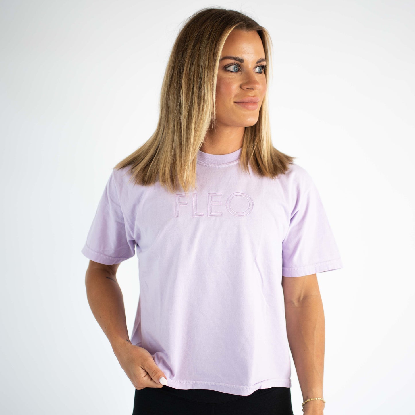 FLEO Boxy Tee - Orchid