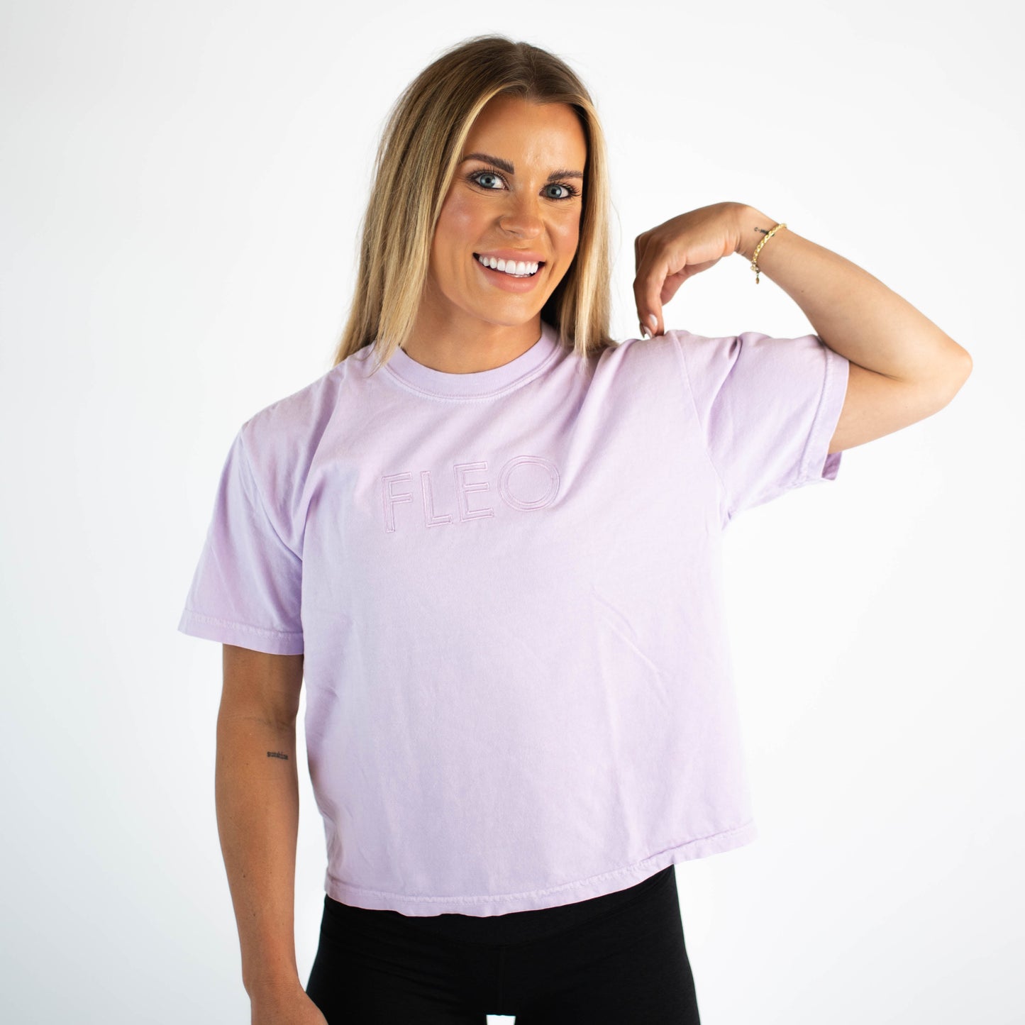 FLEO Boxy Tee - Orchid