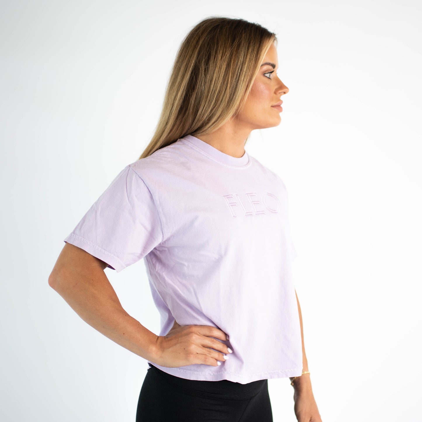 FLEO Boxy Tee - Orchid