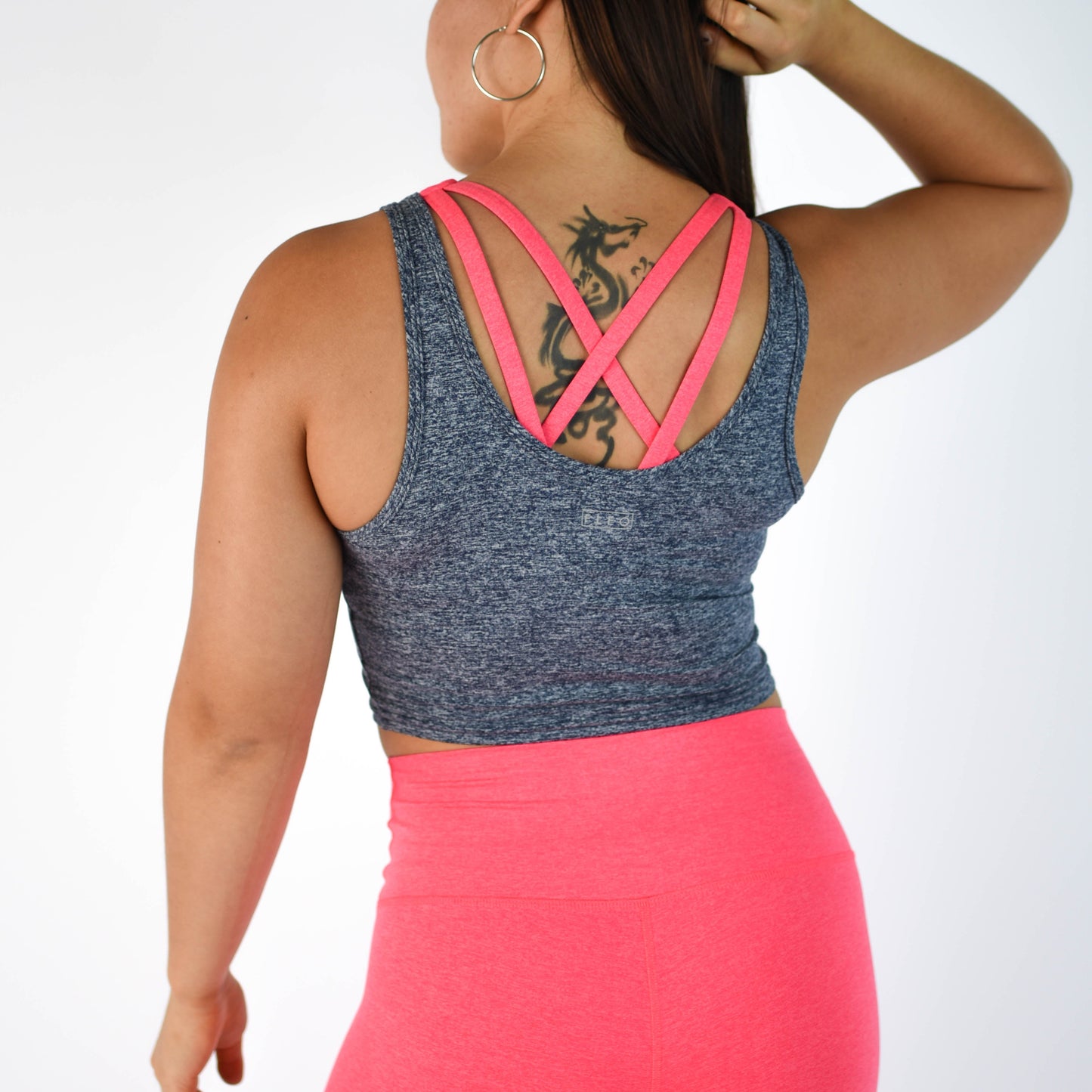 FLEO Breeze Crop Tank - Carbon