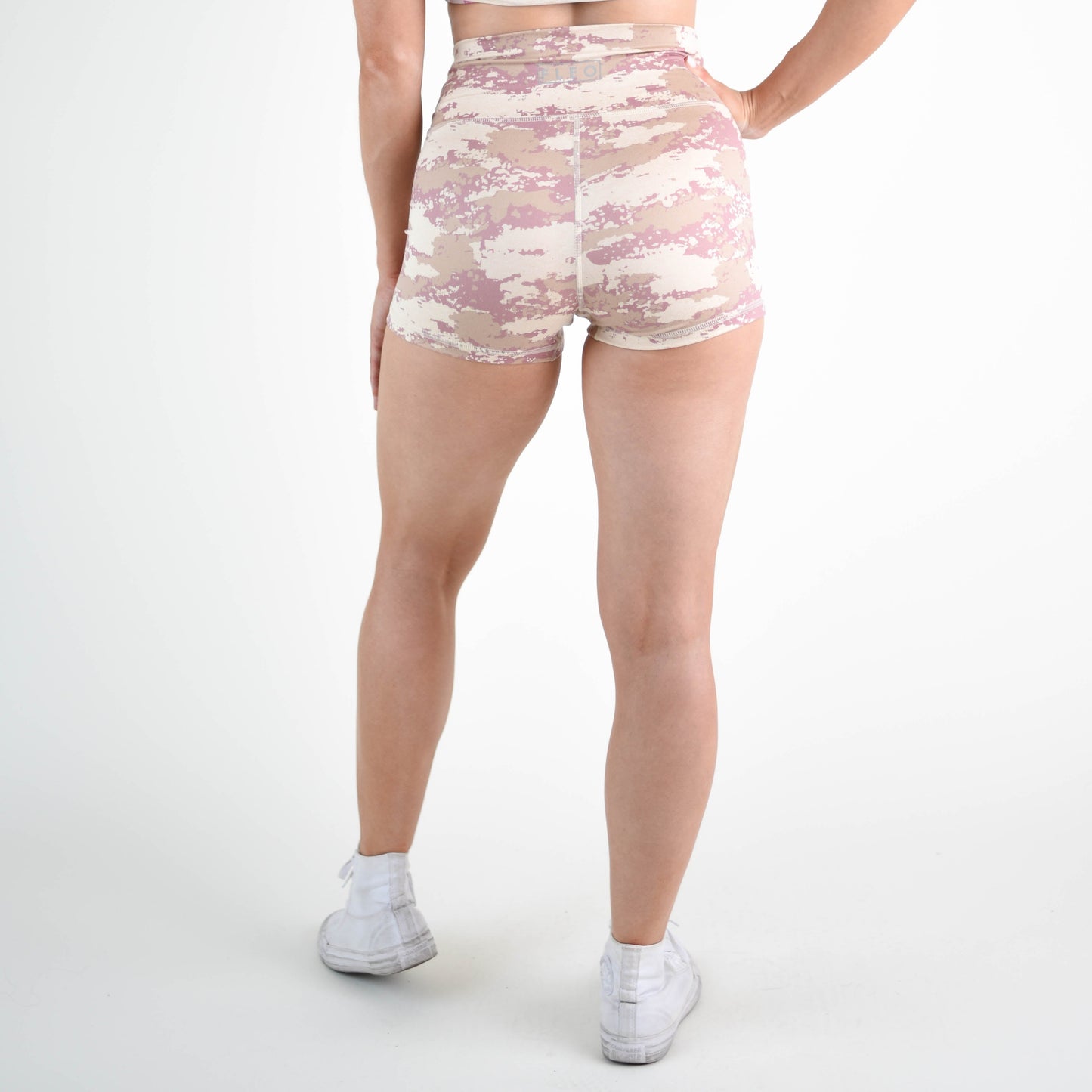 FLEO Heather Sand Pink Camo Shorts (True High Original)