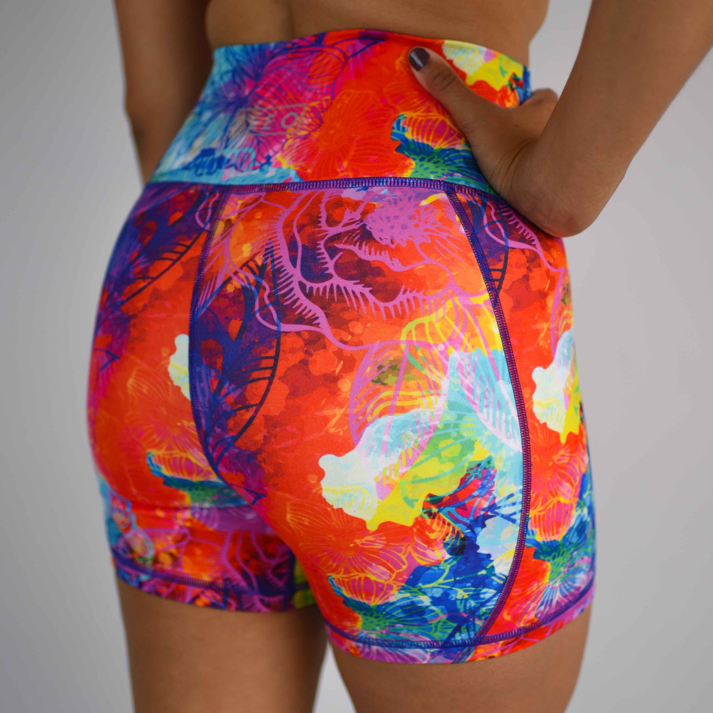 FLEO Hot Floral Shorts (True High Contour)