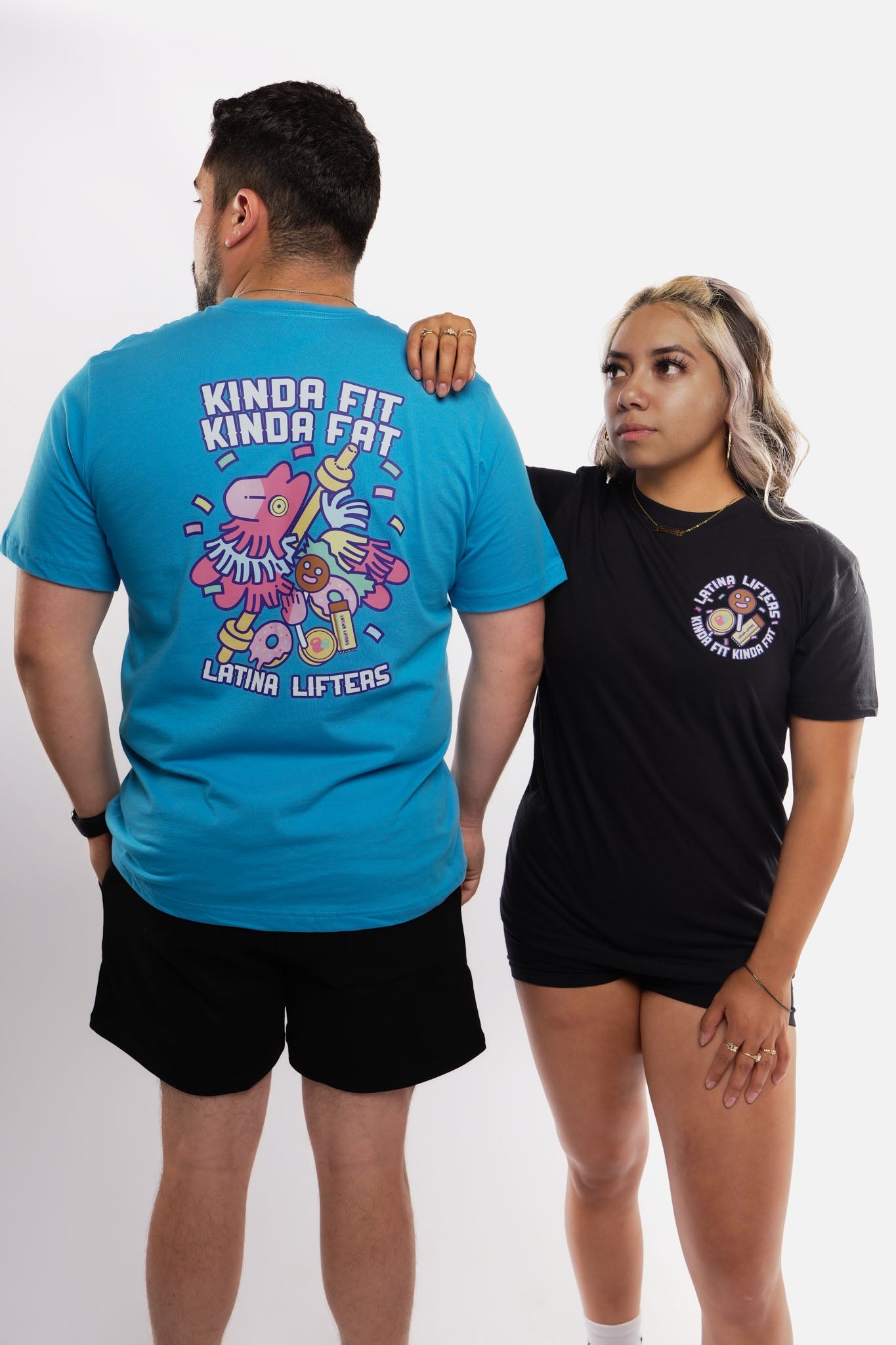 Kinda Fit Kinda Fat KFKF x Latina Lifters Los Dulces Tee (Black)