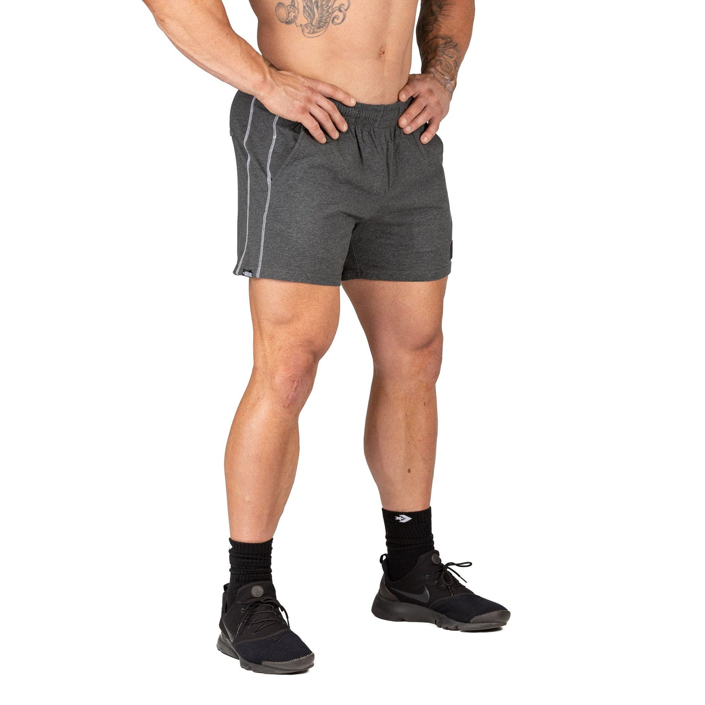 Iron Tanks Men's N1 Classic Shorts II (Charcoal)