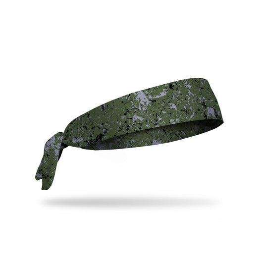 JUNK Obscurred Green Headband (Flex Tie)