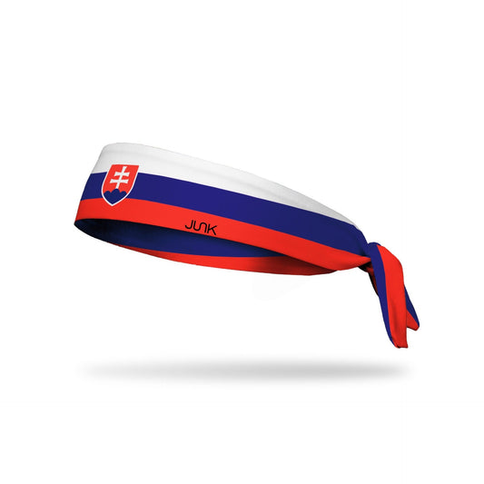 JUNK Slovakia Flag Headband (Flex Tie)