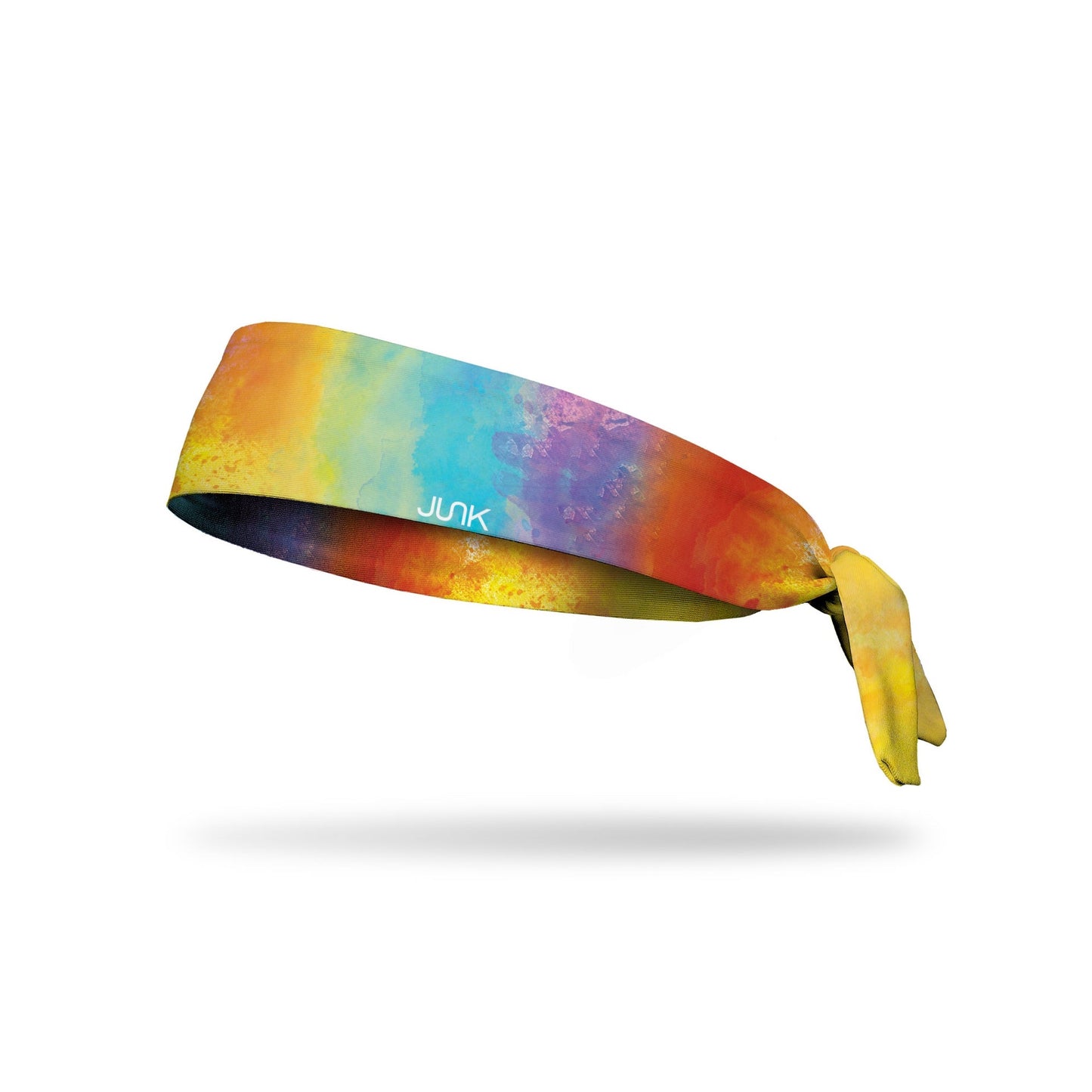 JUNK Washed Out Rainbow Headband (Flex Tie)