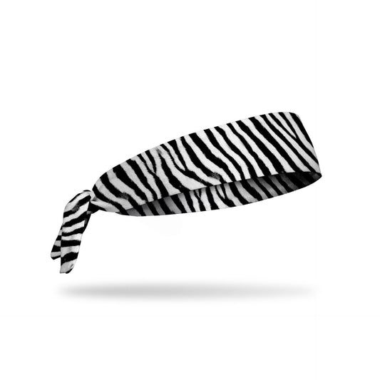 JUNK Zebra Pinstripe Headband (Flex Tie)