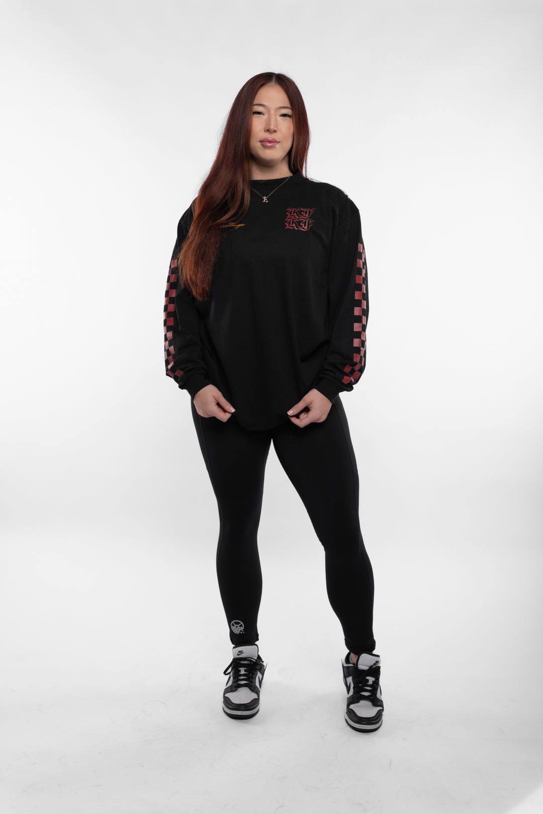 Kinda Fit Kinda Fat Hot N' Ready Premium Oversized Longsleeve Tee