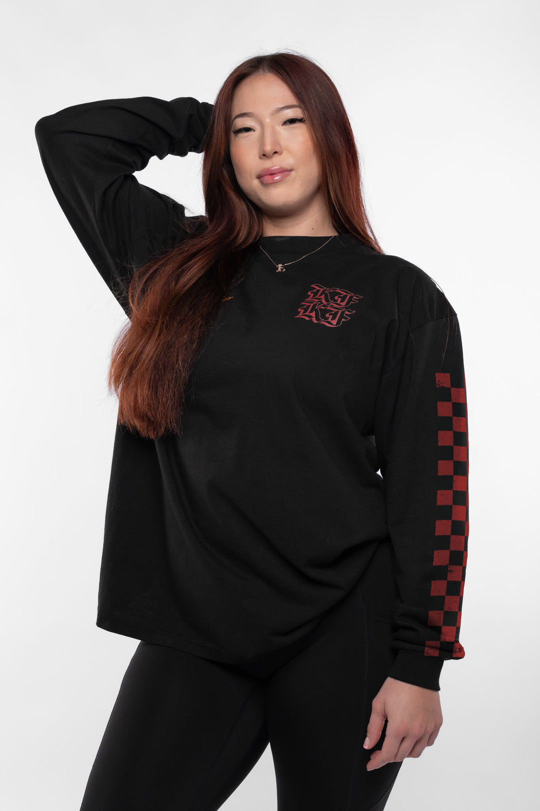 Kinda Fit Kinda Fat Hot N' Ready Premium Oversized Longsleeve Tee
