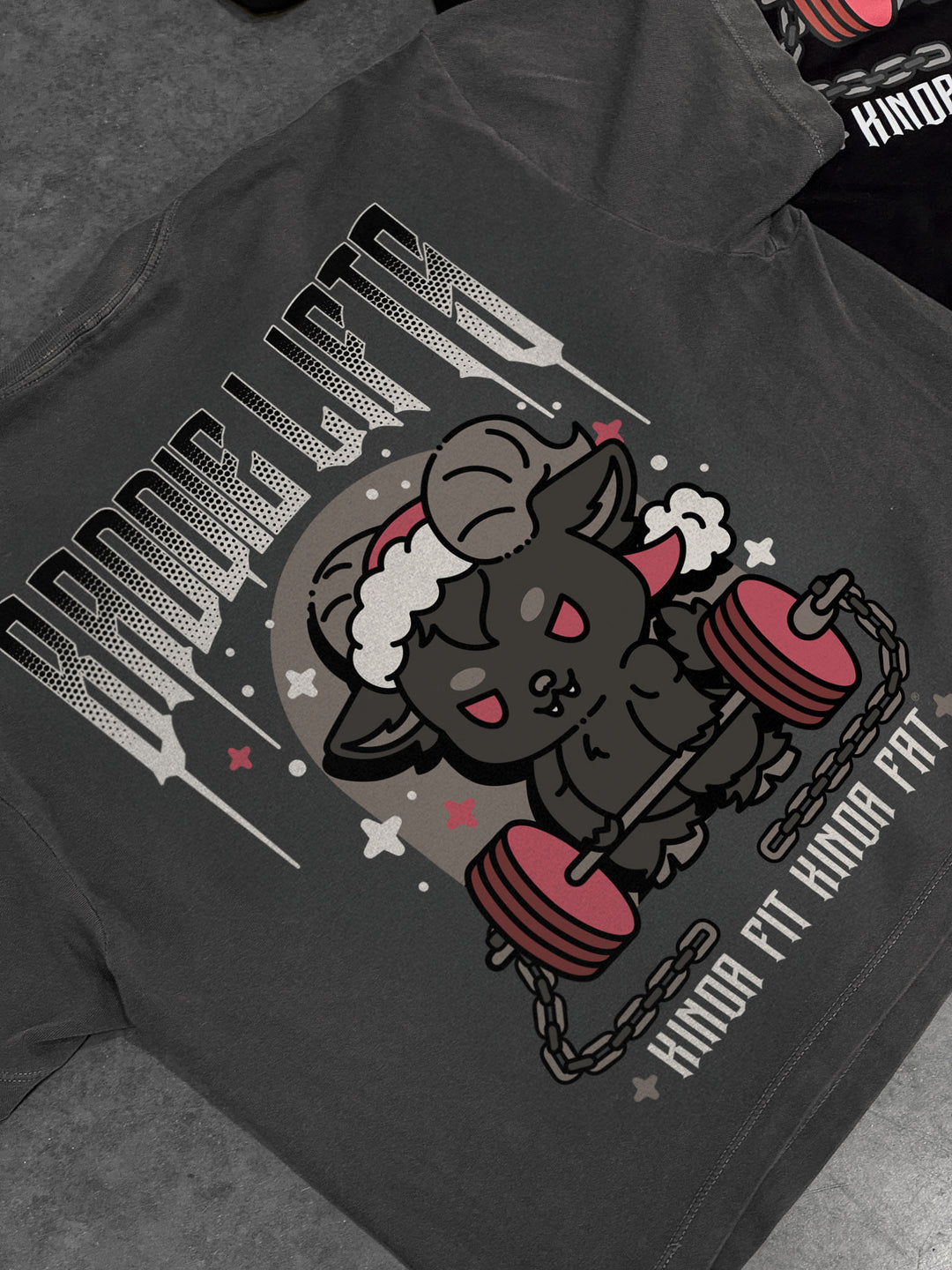 Kinda Fit Kinda Fat Baddie Lifts Boxy Tee