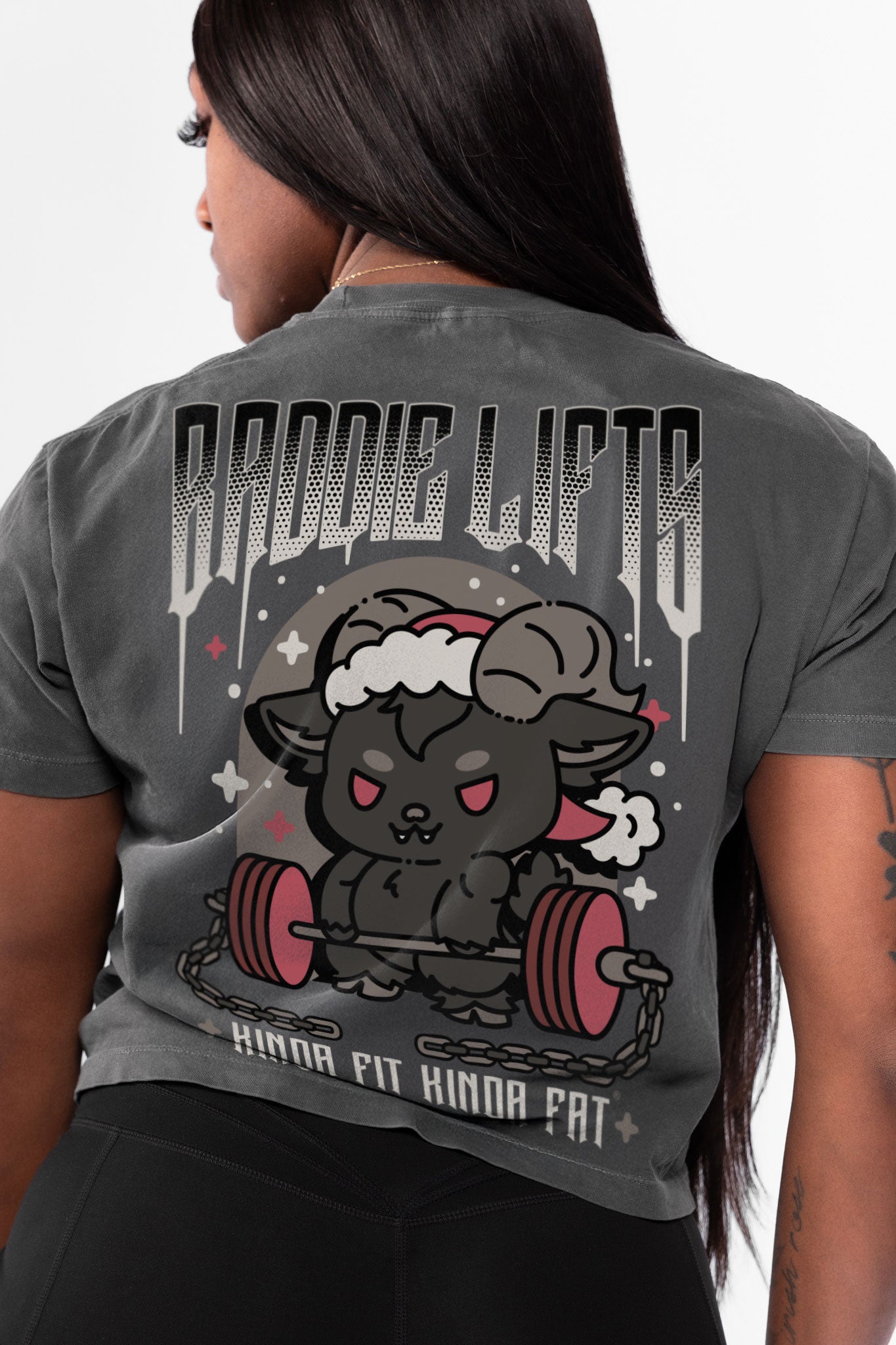 Kinda Fit Kinda Fat Baddie Lifts Boxy Tee