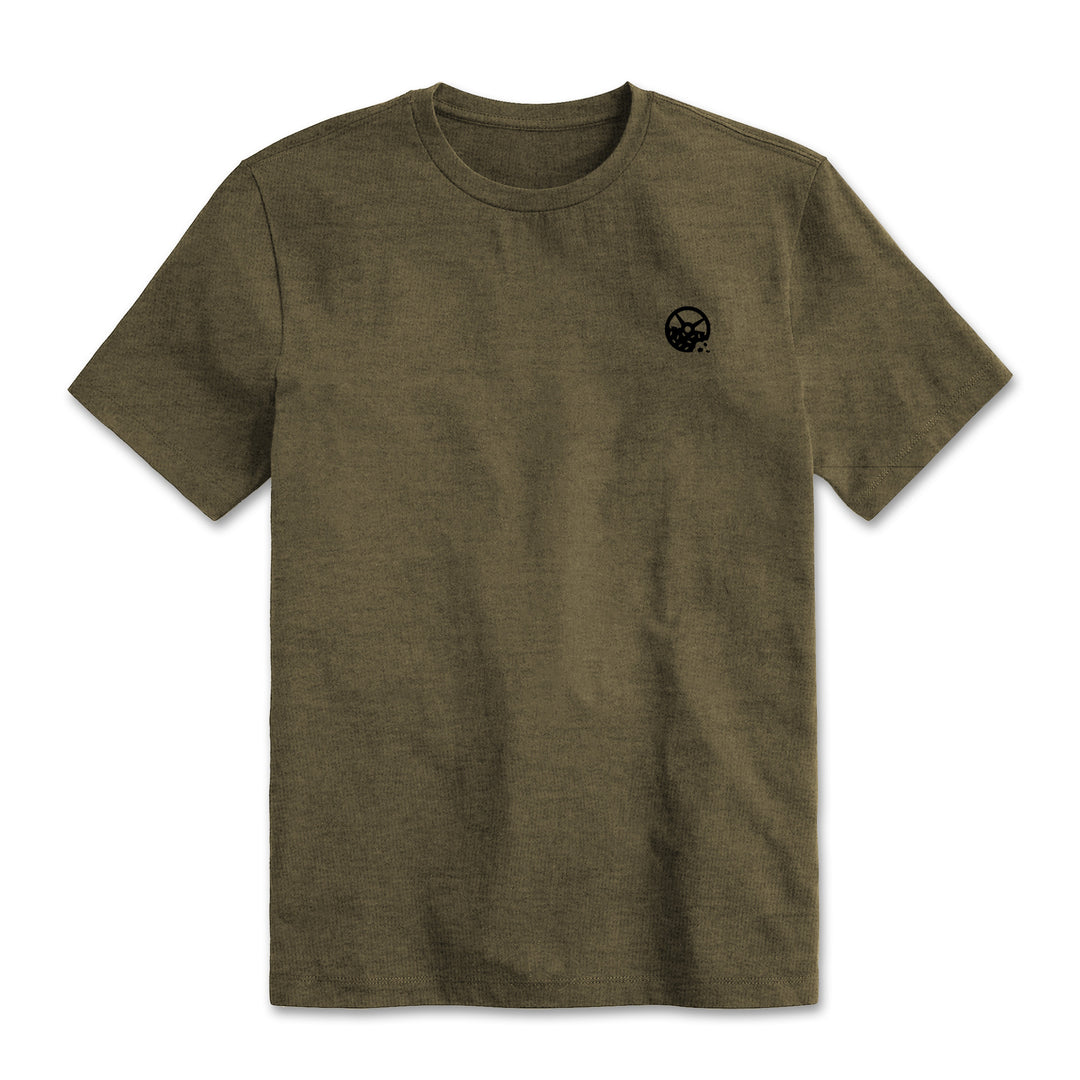 Kinda Fit Kinda Fat Bar Logo Tee (Military Green / Black)
