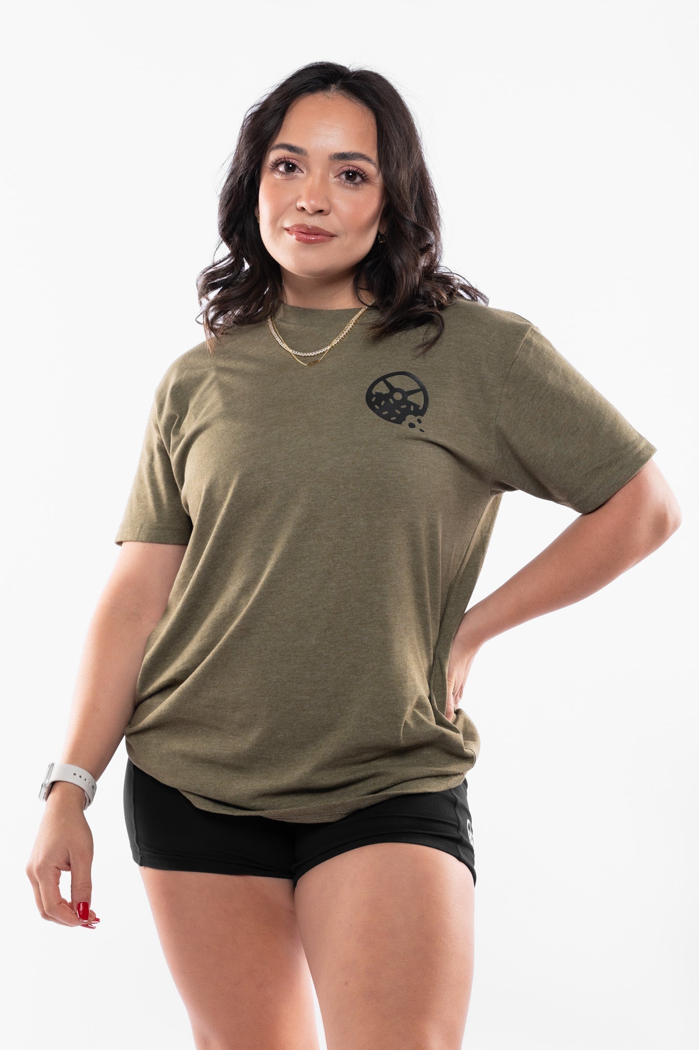 Kinda Fit Kinda Fat Bar Logo Tee (Military Green / Black)