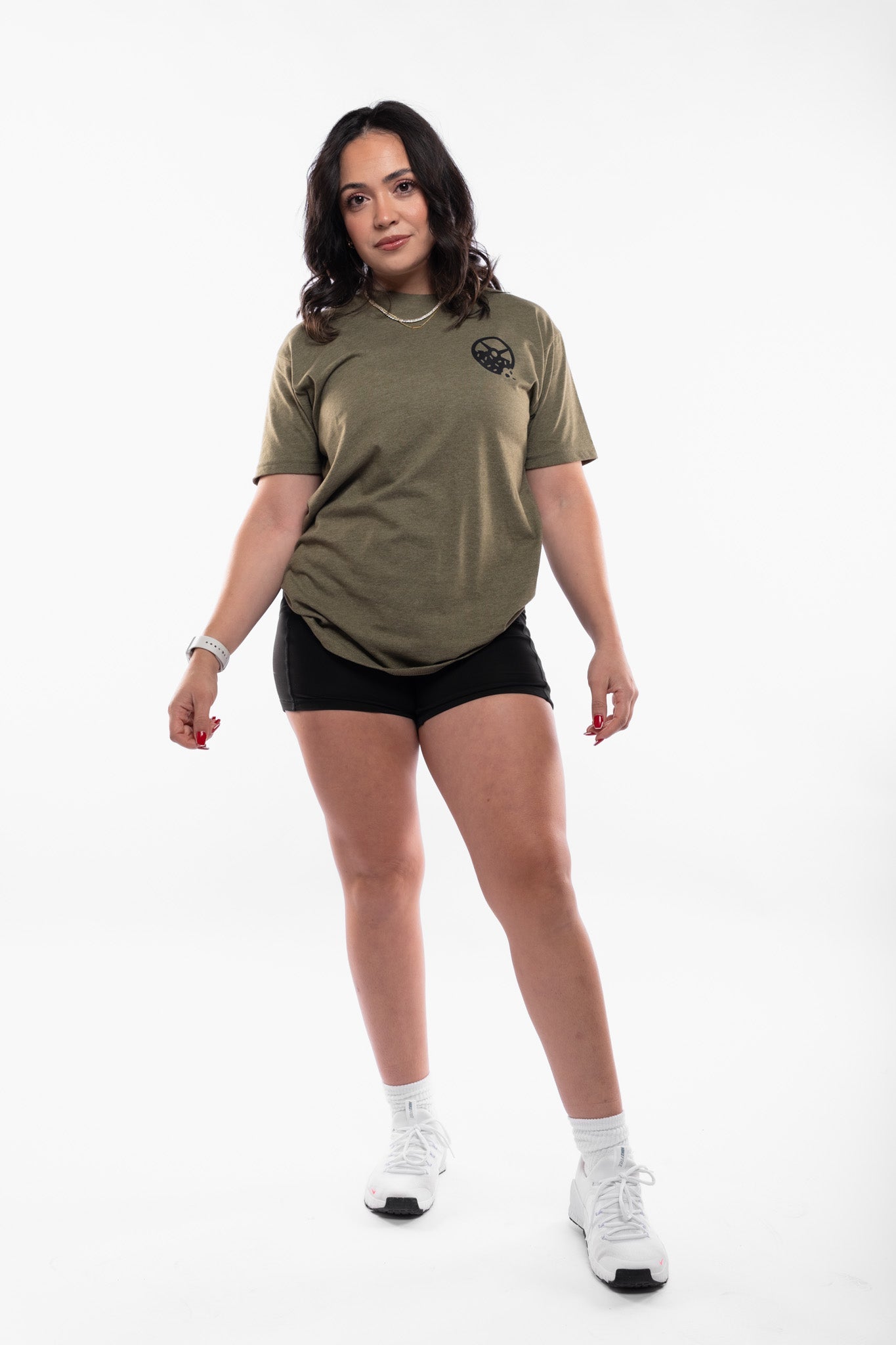 Kinda Fit Kinda Fat Bar Logo Tee (Military Green / Black)