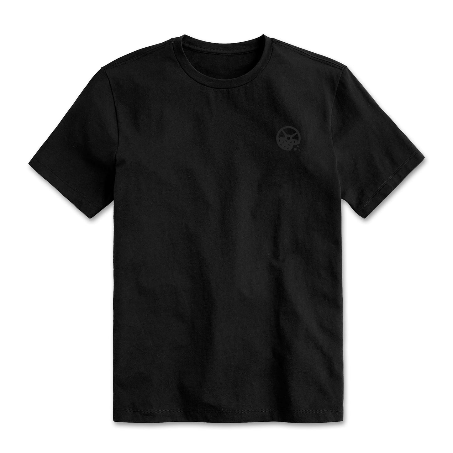 Kinda Fit Kinda Fat Bar Logo Tee (Black / Black)