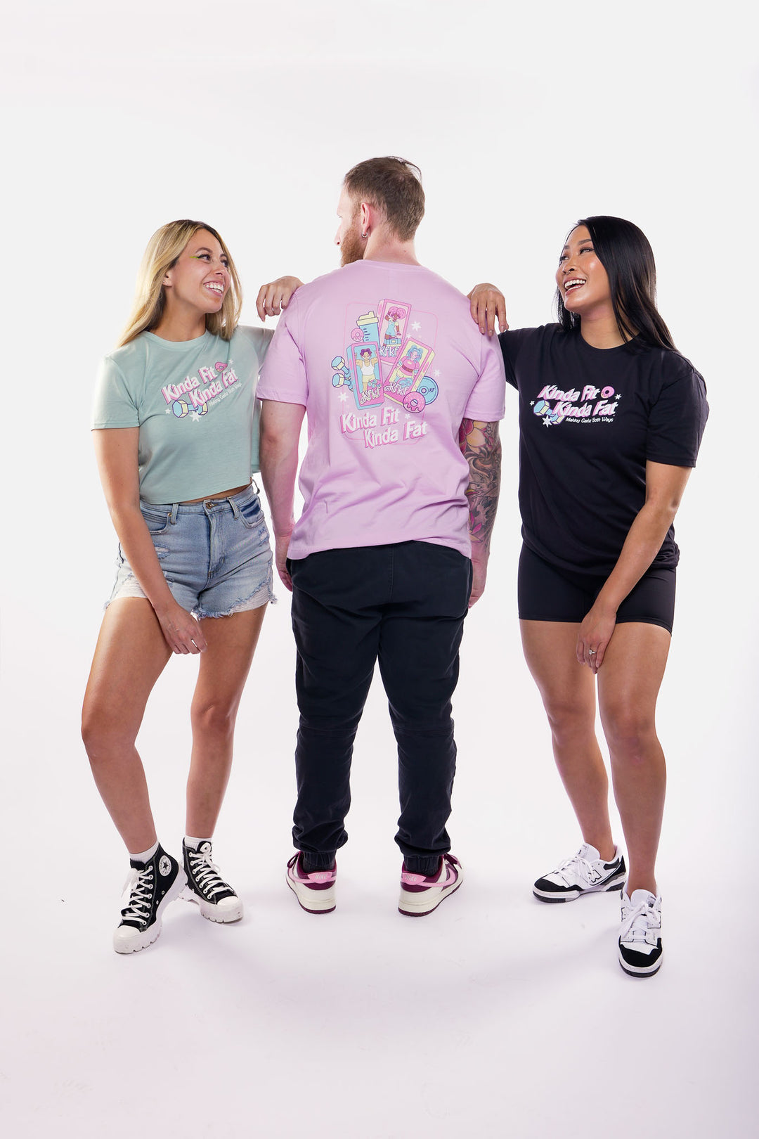 Kinda Fit Kinda Fat Barbellie Cropped Tee