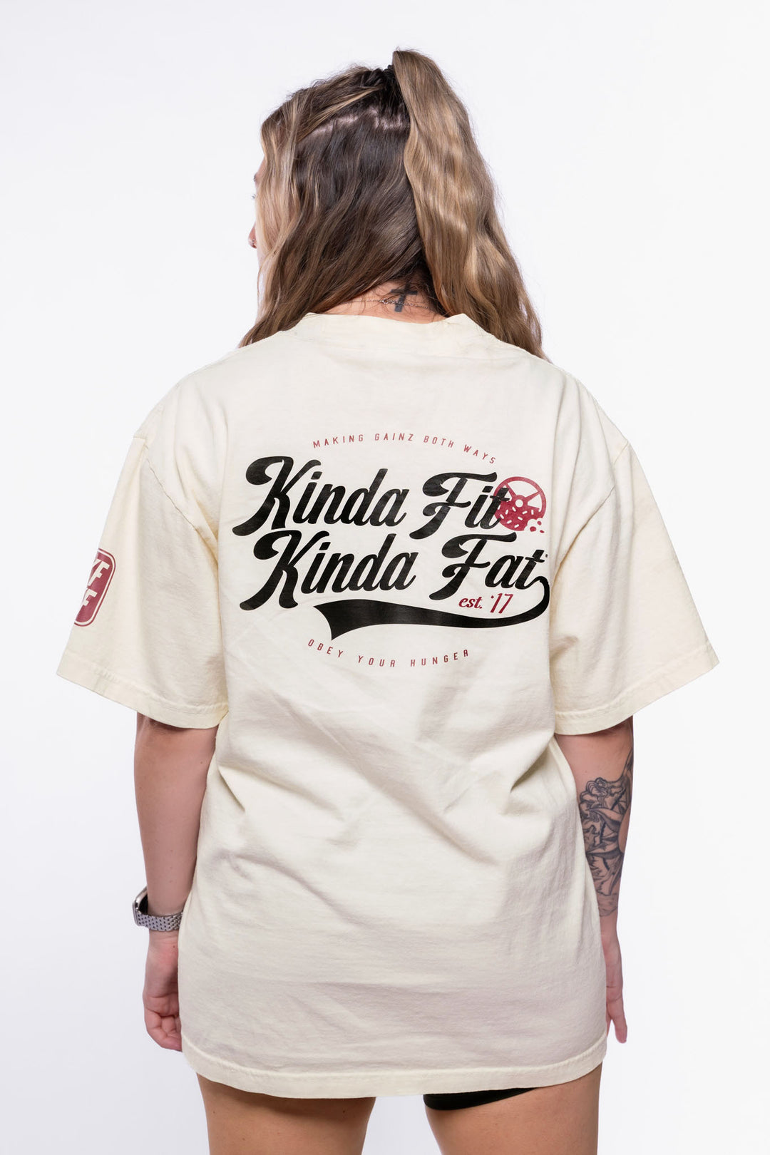 Kinda Fit Kinda Fat Batter Premium Oversized Tee