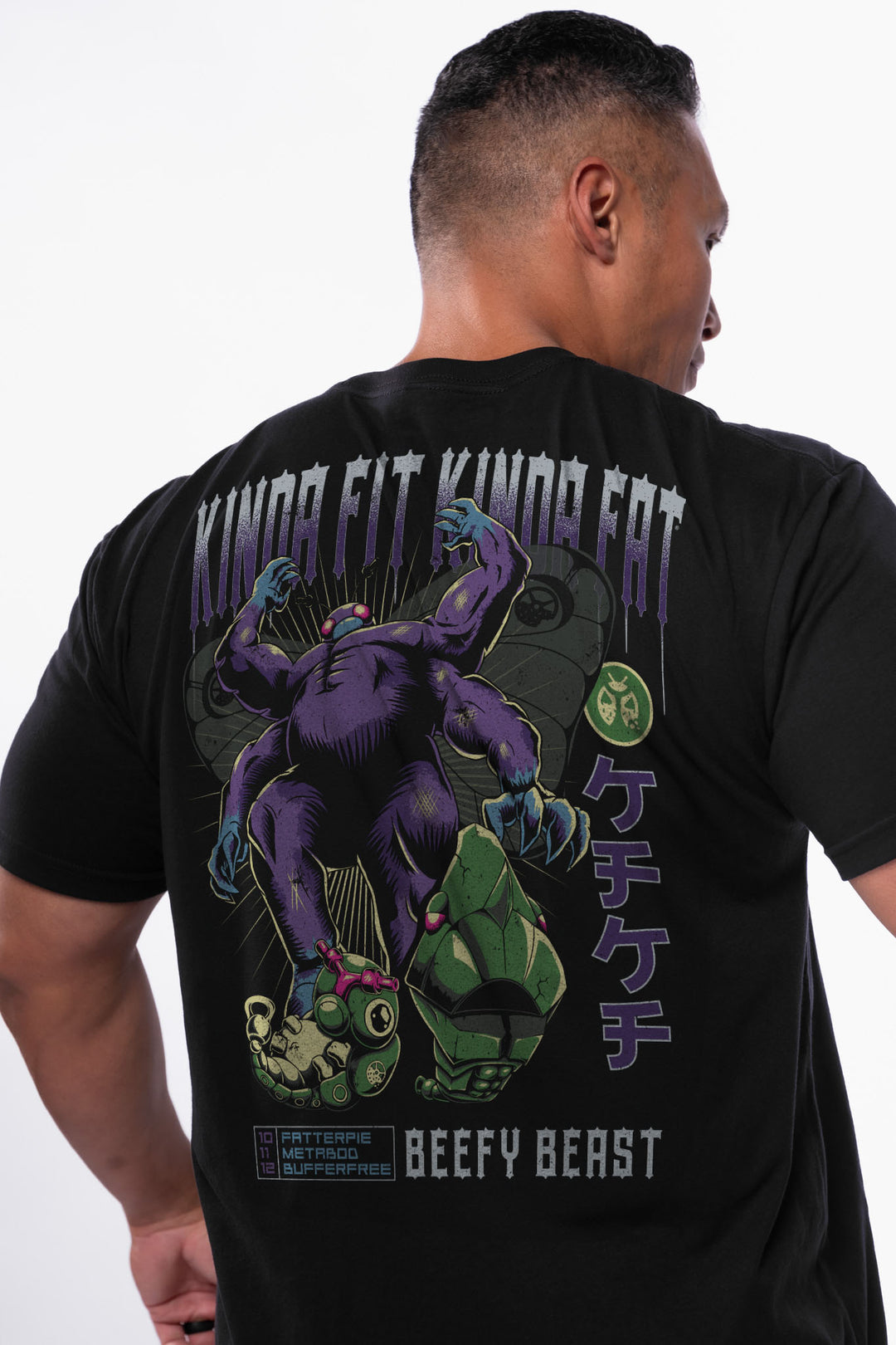 Kinda Fit Kinda Fat Bufferfree Tee (Black)