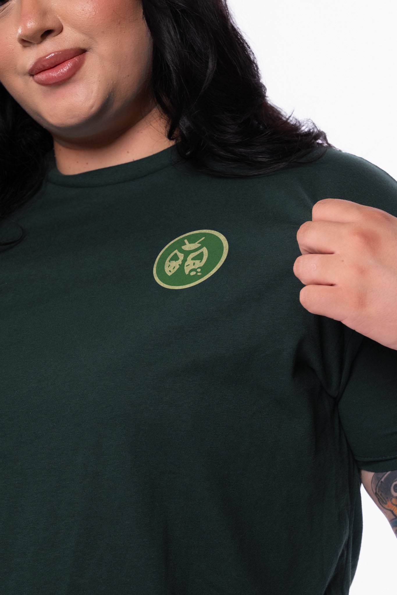 Kinda Fit Kinda Fat Bufferfree Tee (Green)