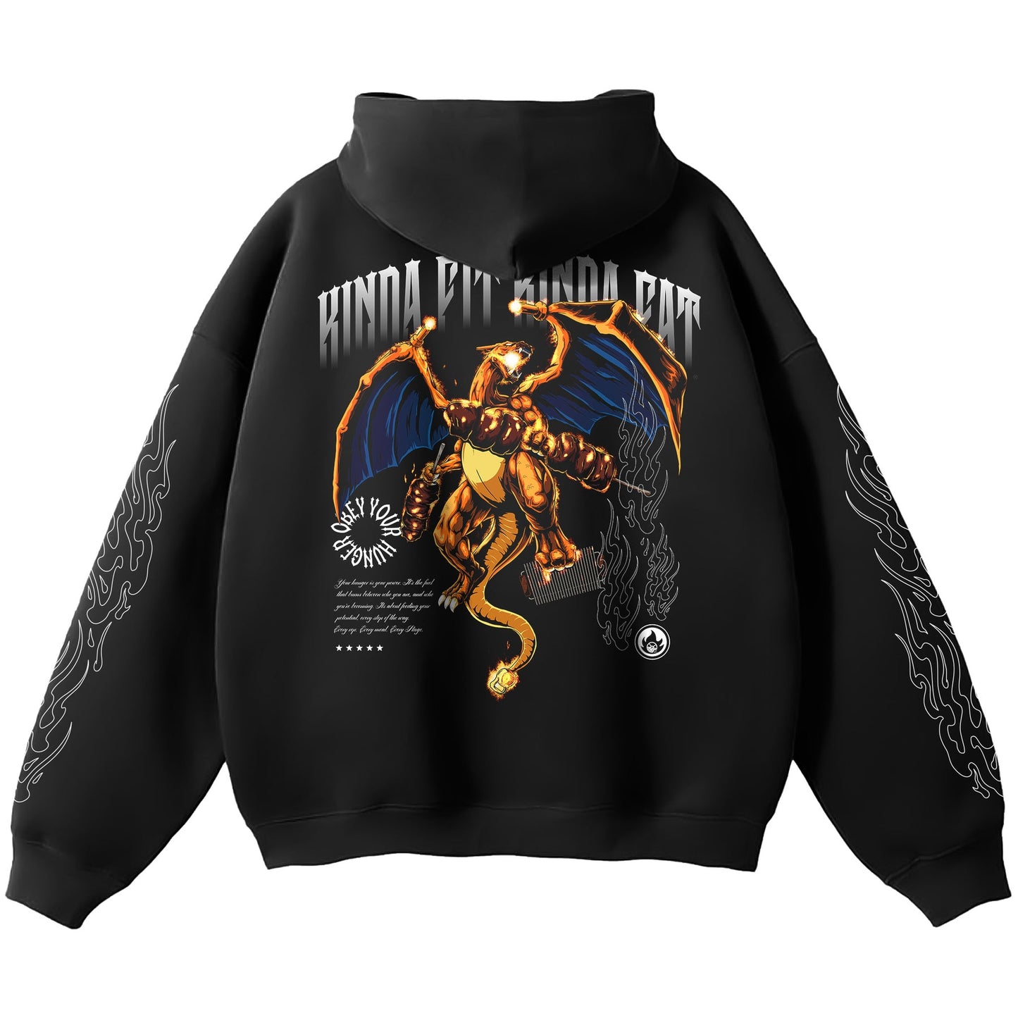Kinda Fit Kinda Fat Charbeque Hoodie