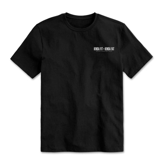 Kinda Fit Kinda Fat Gym x Family Tee (Black)