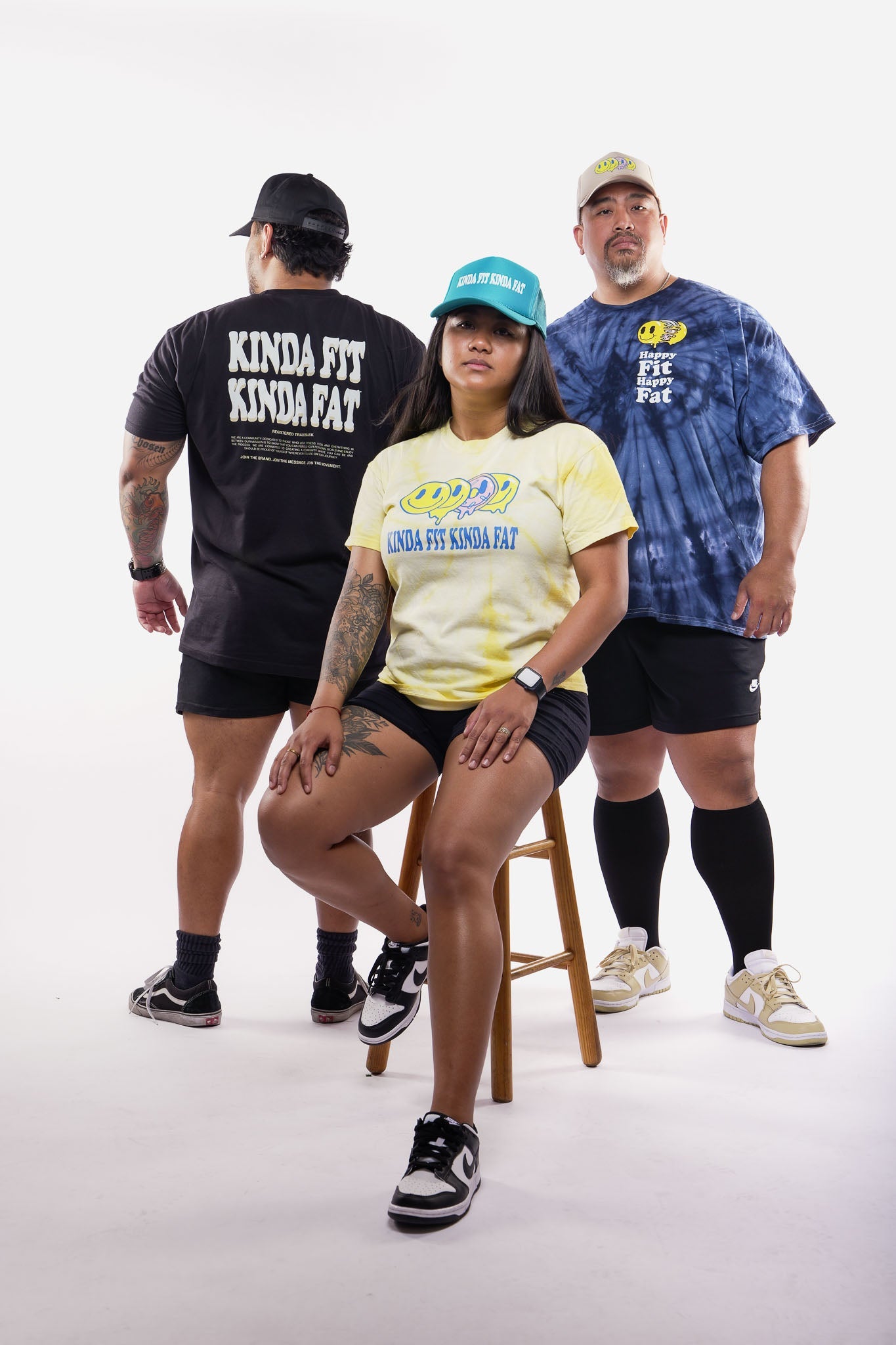 Kinda Fit Kinda Fat Happy Fit Happy Fat Tee