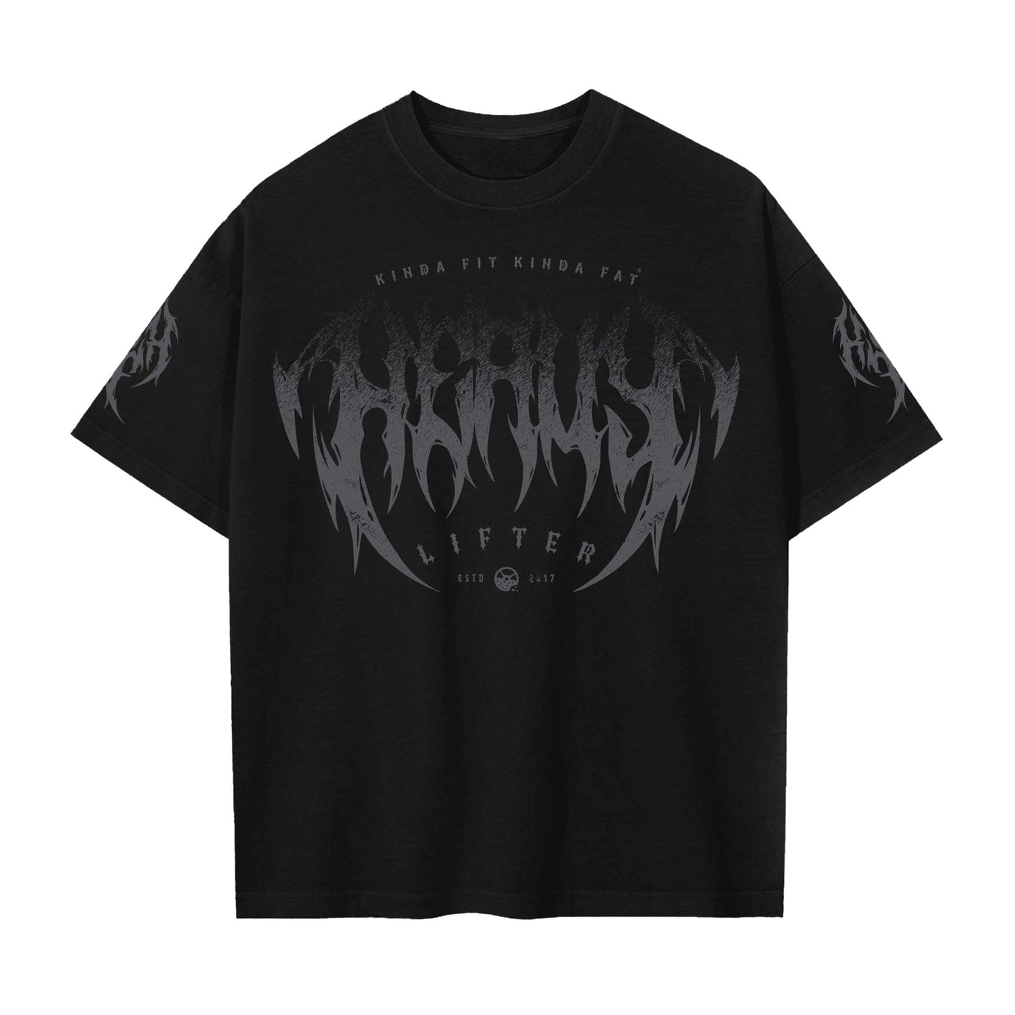 Kinda Fit Kinda Fat Heavy Lifter Premium Oversized Tee