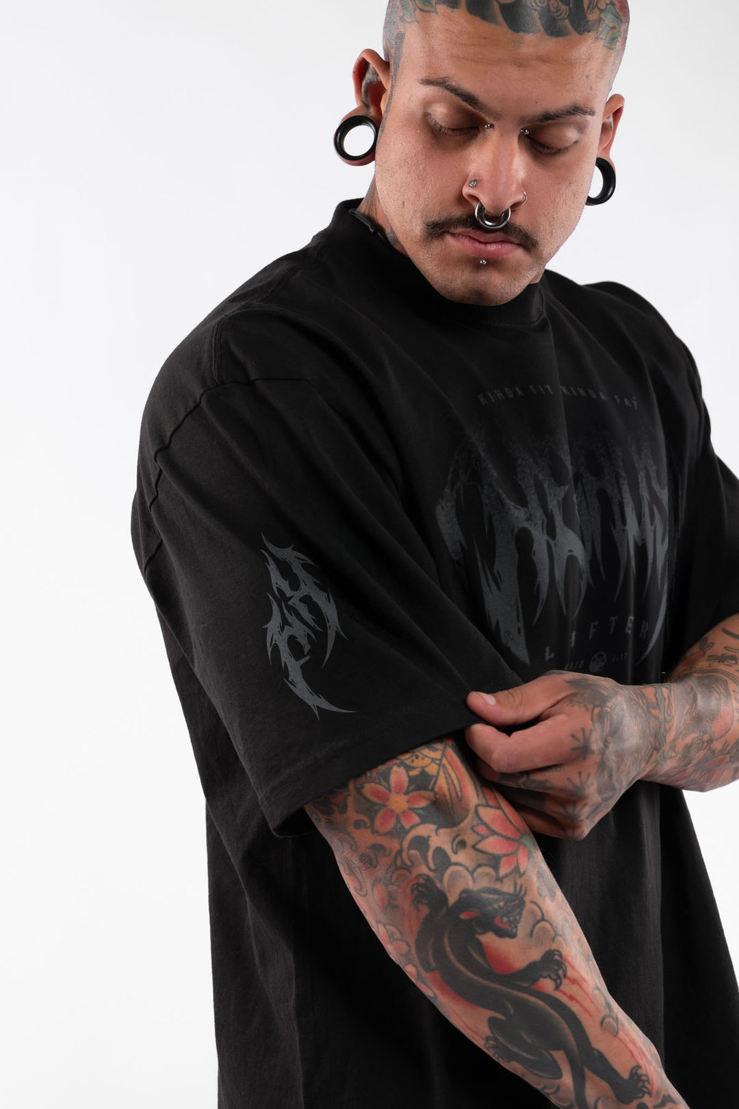 Kinda Fit Kinda Fat Heavy Lifter Premium Oversized Tee