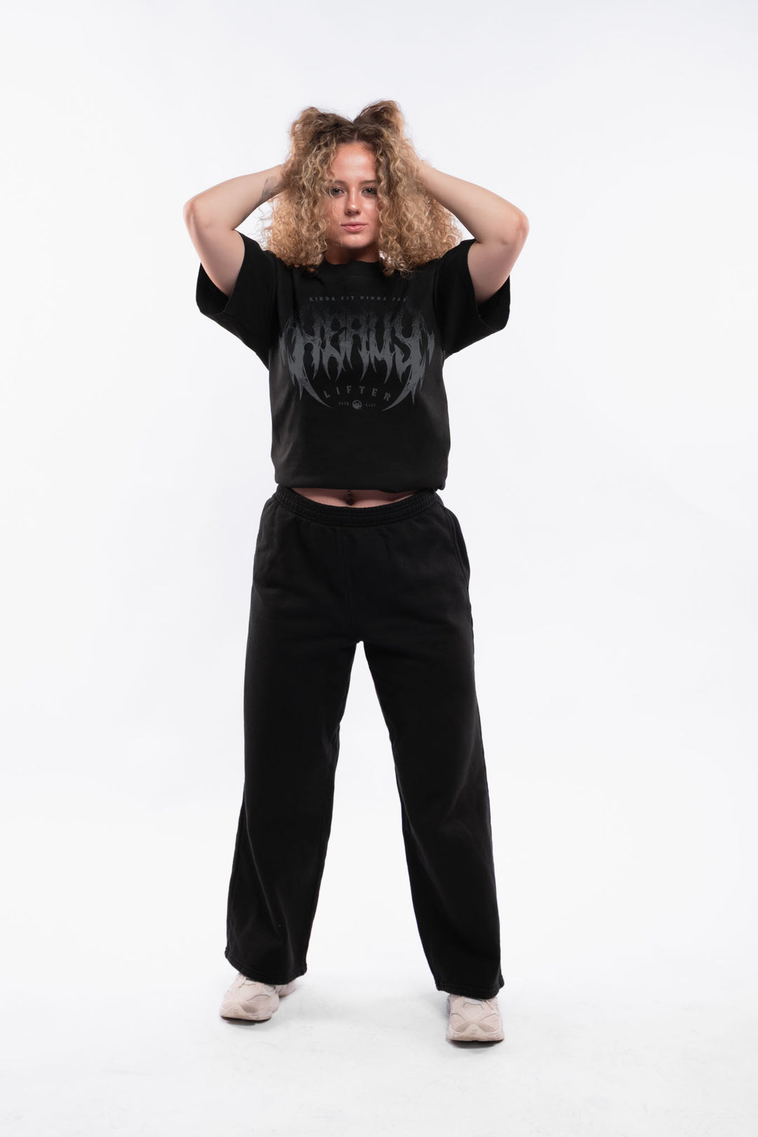 Kinda Fit Kinda Fat Heavy Lifter Premium Oversized Tee