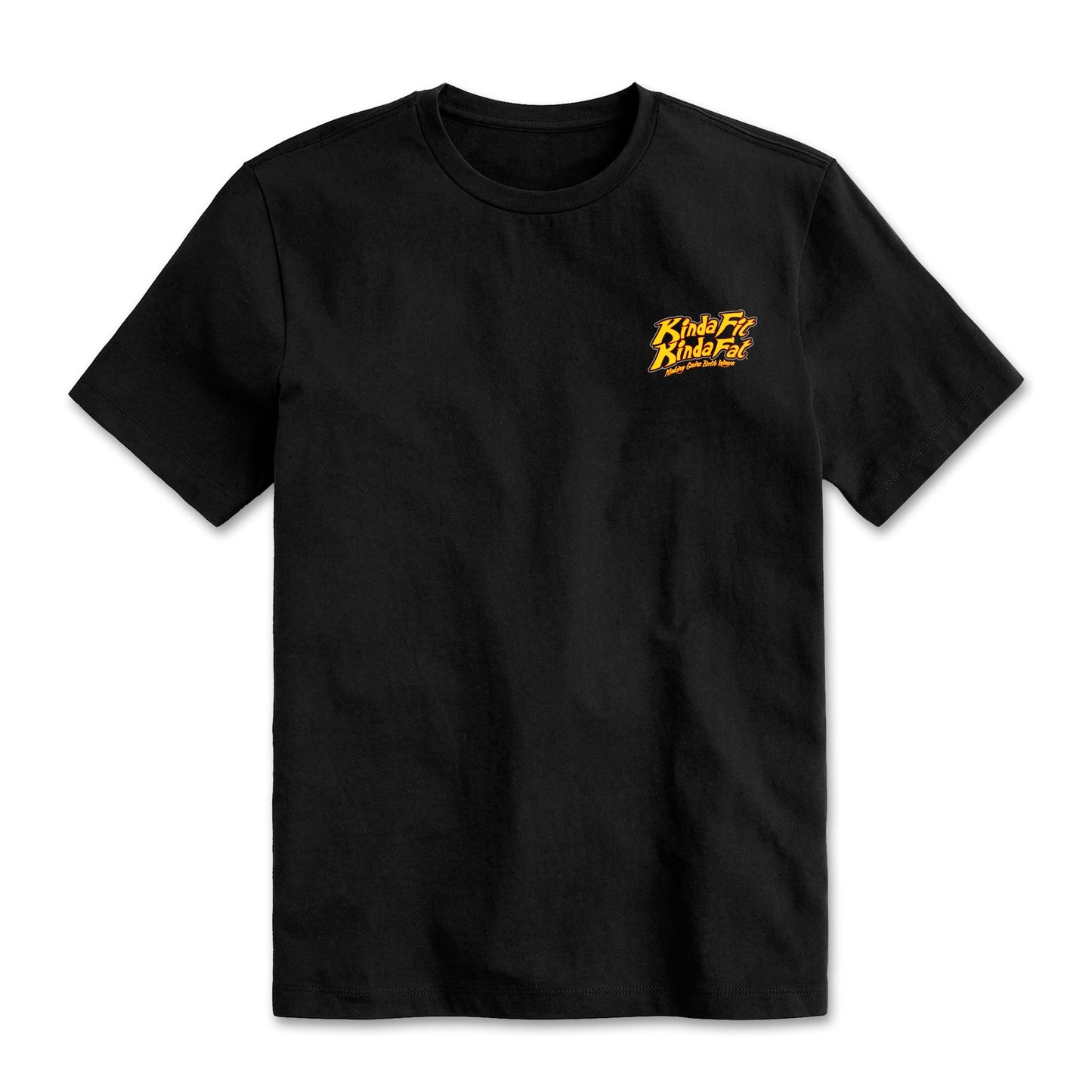 Kinda Fit Kinda Fat Hot Chestos Tee (Black)
