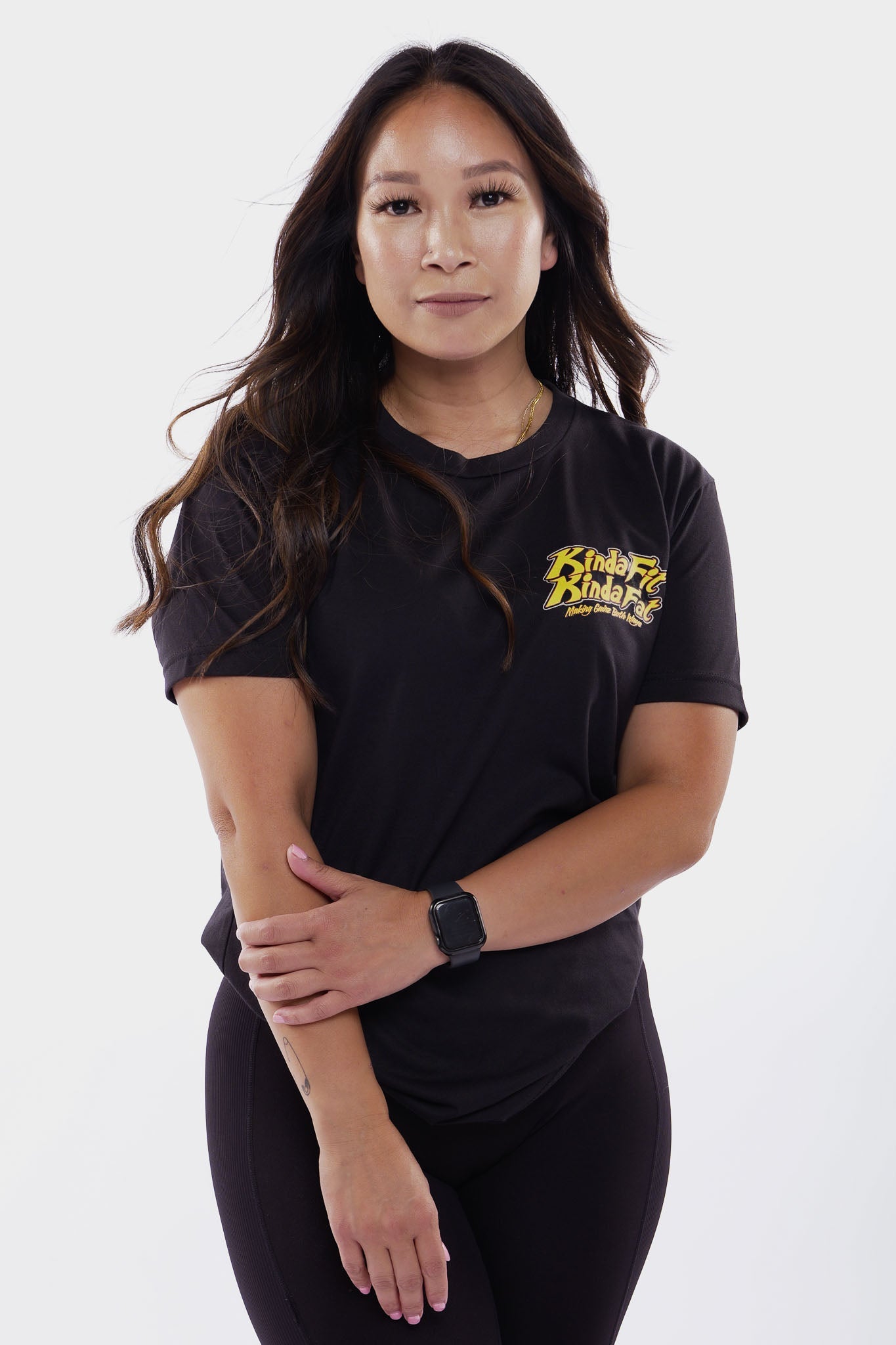 Kinda Fit Kinda Fat Hot Chestos Tee (Black)