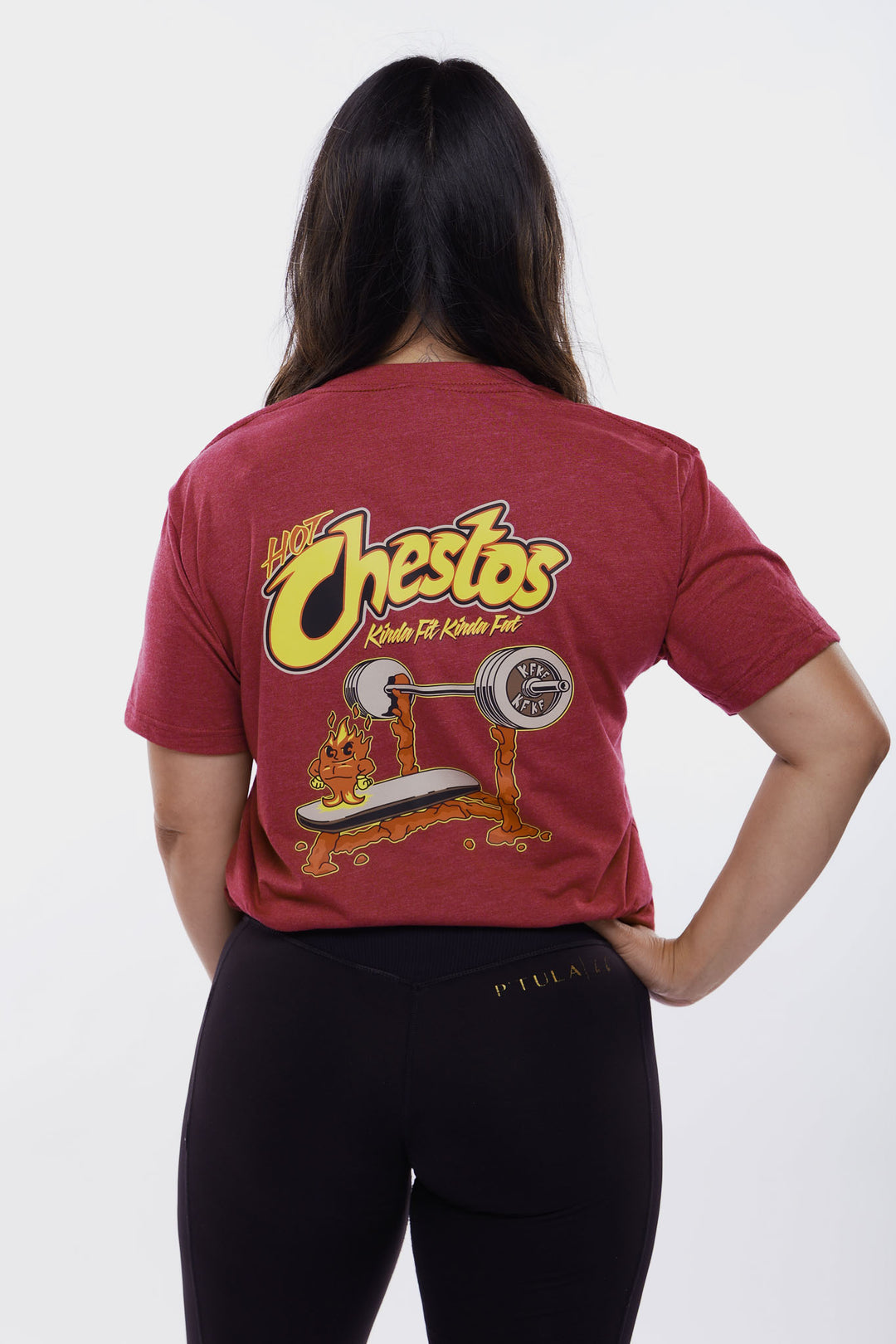 Kinda Fit Kinda Fat Hot Chestos Tee (Red)