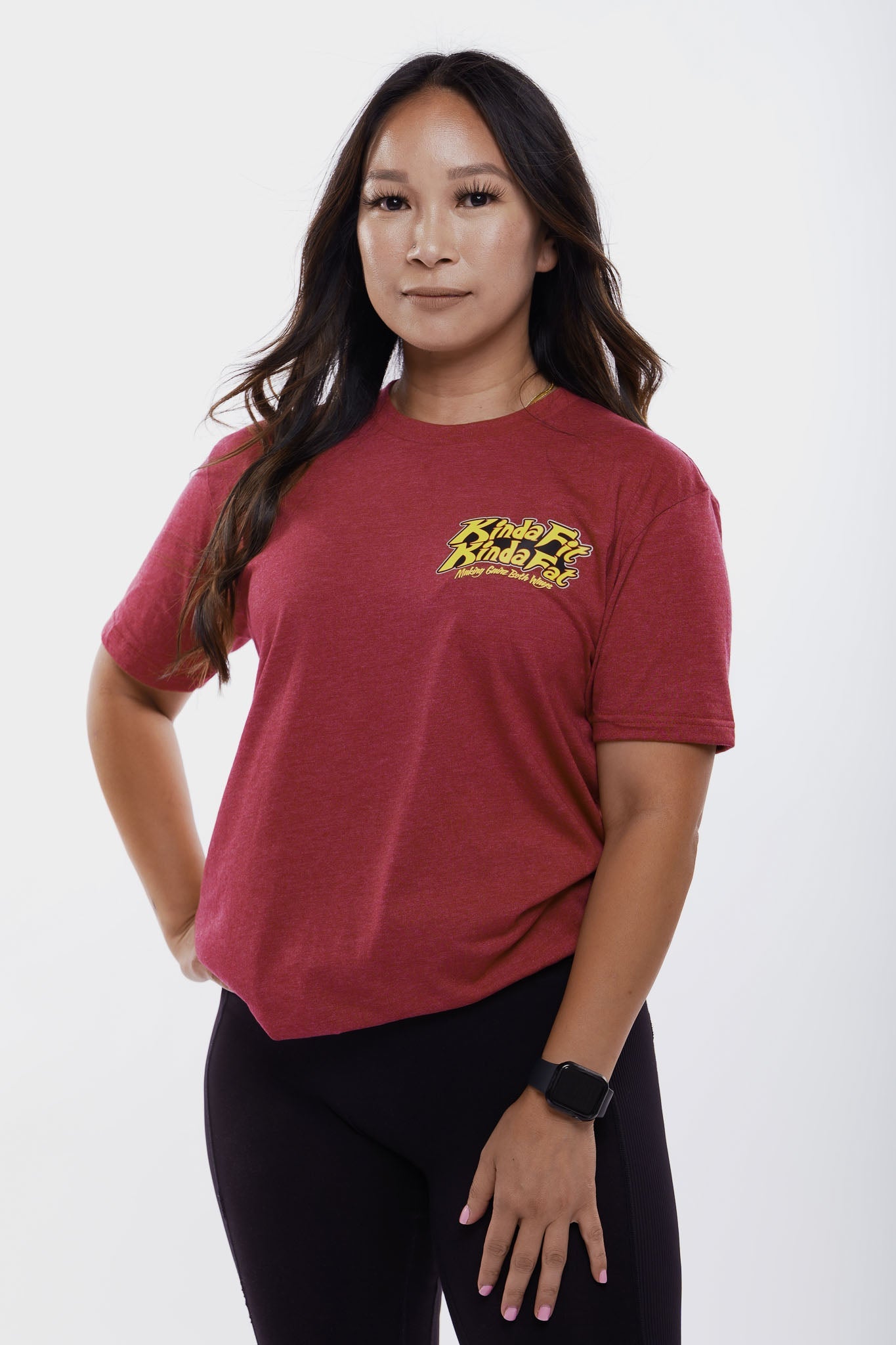 Kinda Fit Kinda Fat Hot Chestos Tee (Red)