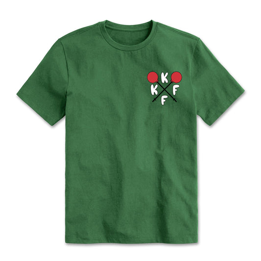 Kinda Fit Kinda Fat How Many Lifts? Tee (Green)