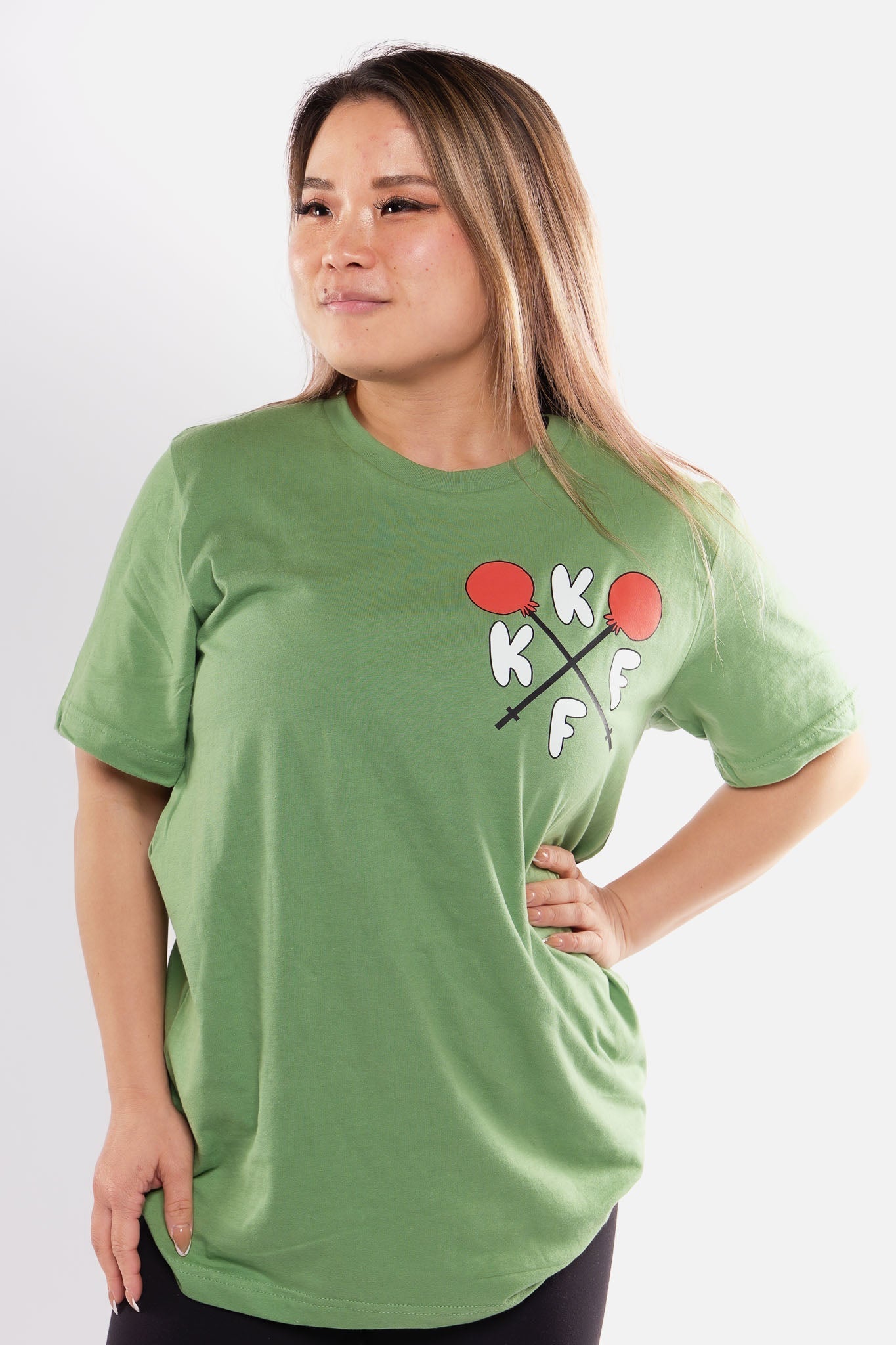 Kinda Fit Kinda Fat How Many Lifts? Tee (Green)