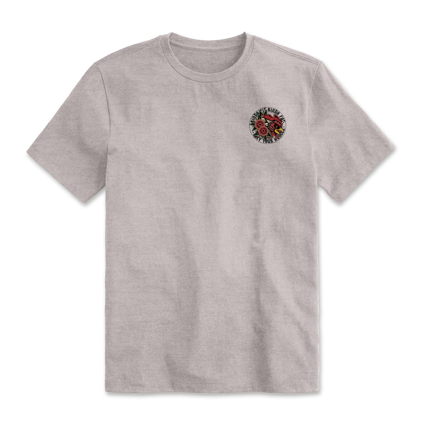 Kinda Fit Kinda Fat Iron Wings Tee (Beige)