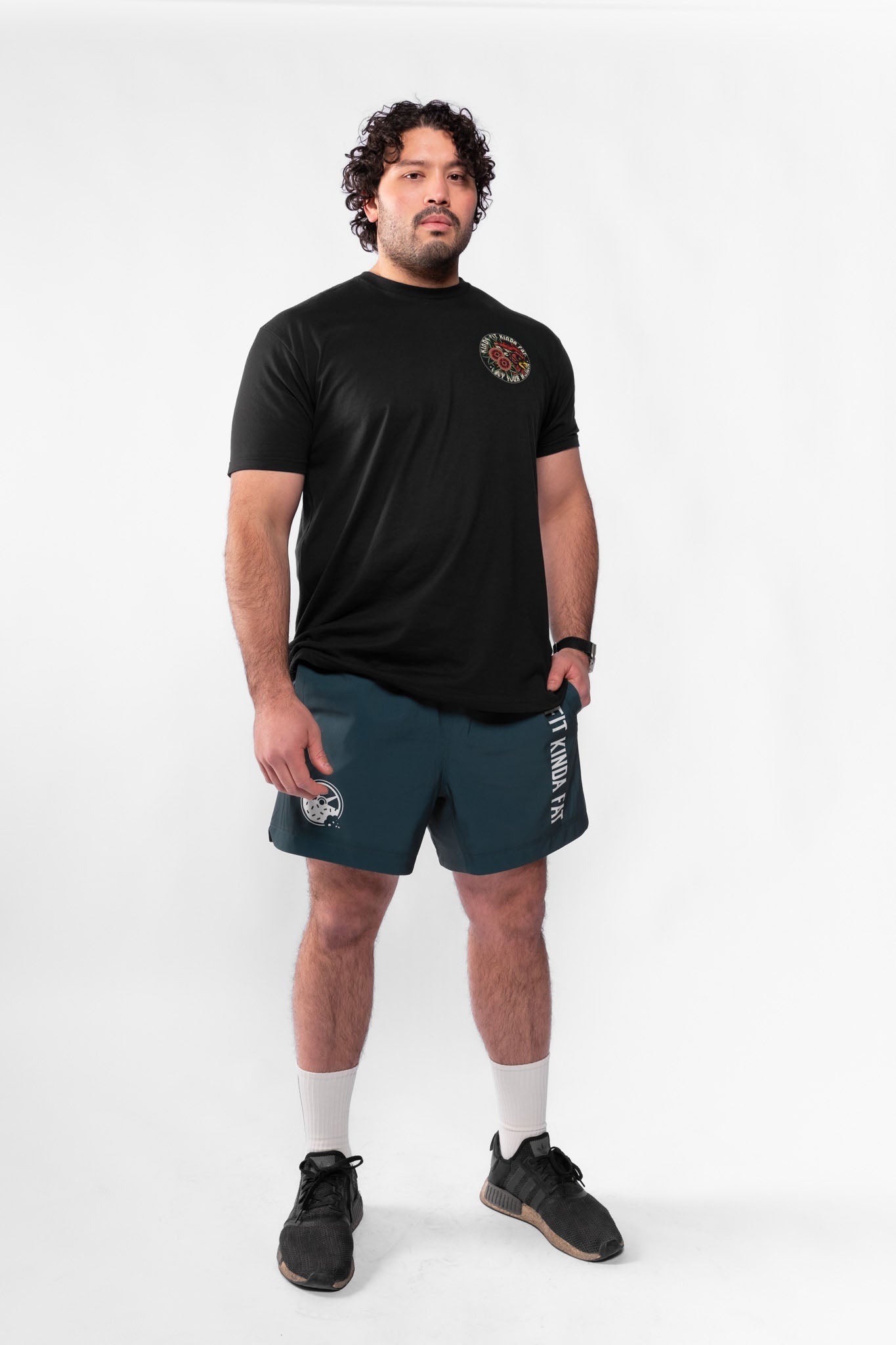 Kinda Fit Kinda Fat Iron Wings Tee (Black)