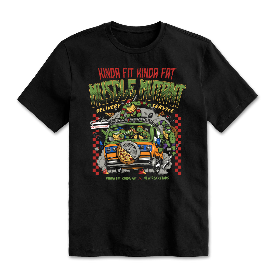 Kinda Fit Kinda Fat KFKF x New Rockstars: Muscle Mutant Delivery Service Tee