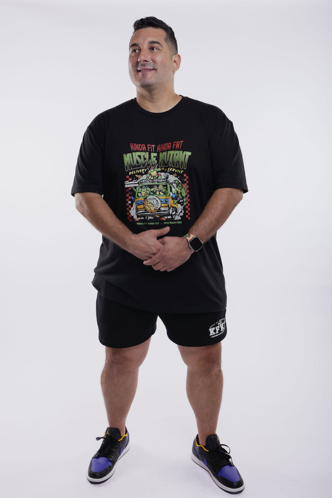 Kinda Fit Kinda Fat KFKF x New Rockstars: Muscle Mutant Delivery Service Tee