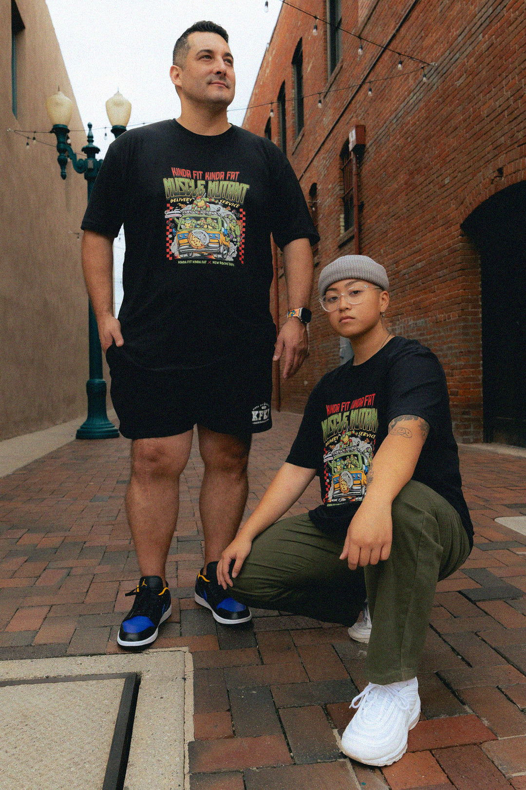 Kinda Fit Kinda Fat KFKF x New Rockstars: Muscle Mutant Delivery Service Tee