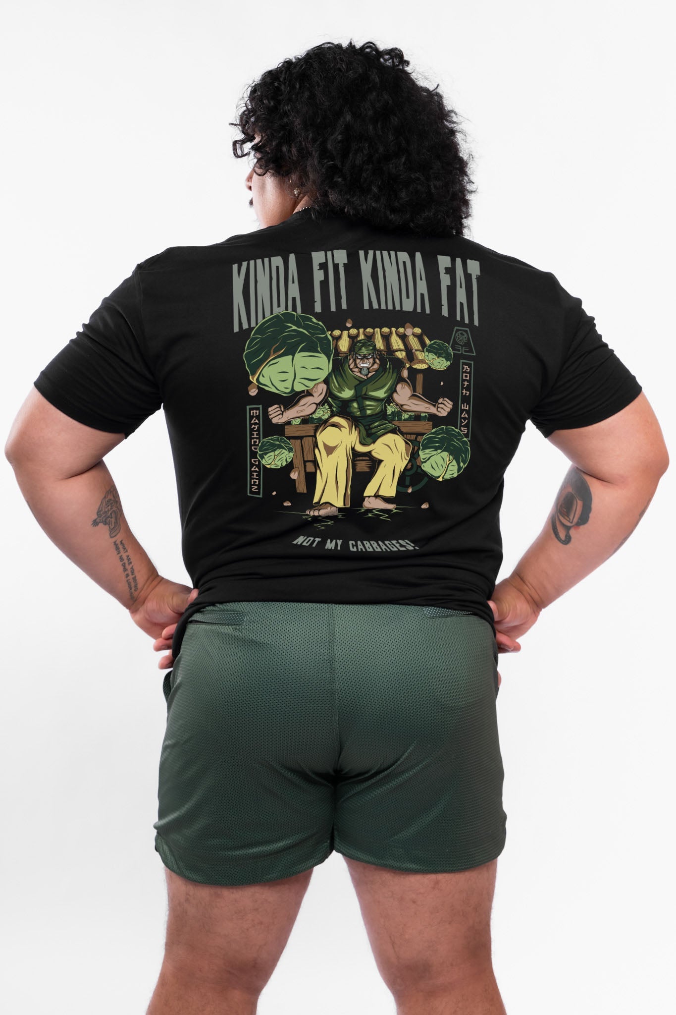 Kinda Fit Kinda Fat Not My Cabbages Tee