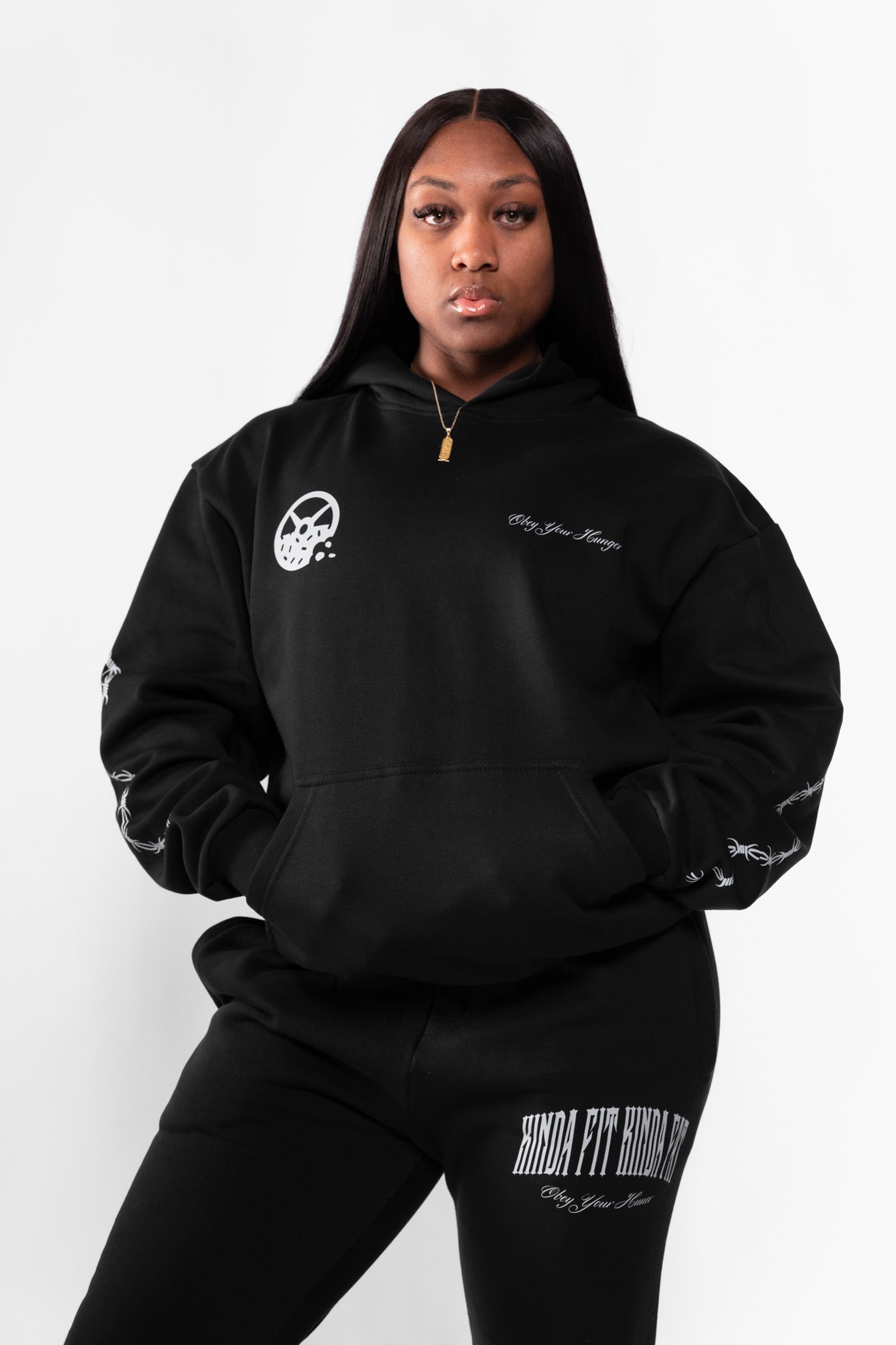 Kinda Fit Kinda Fat Obey Your Hunger Hoodie